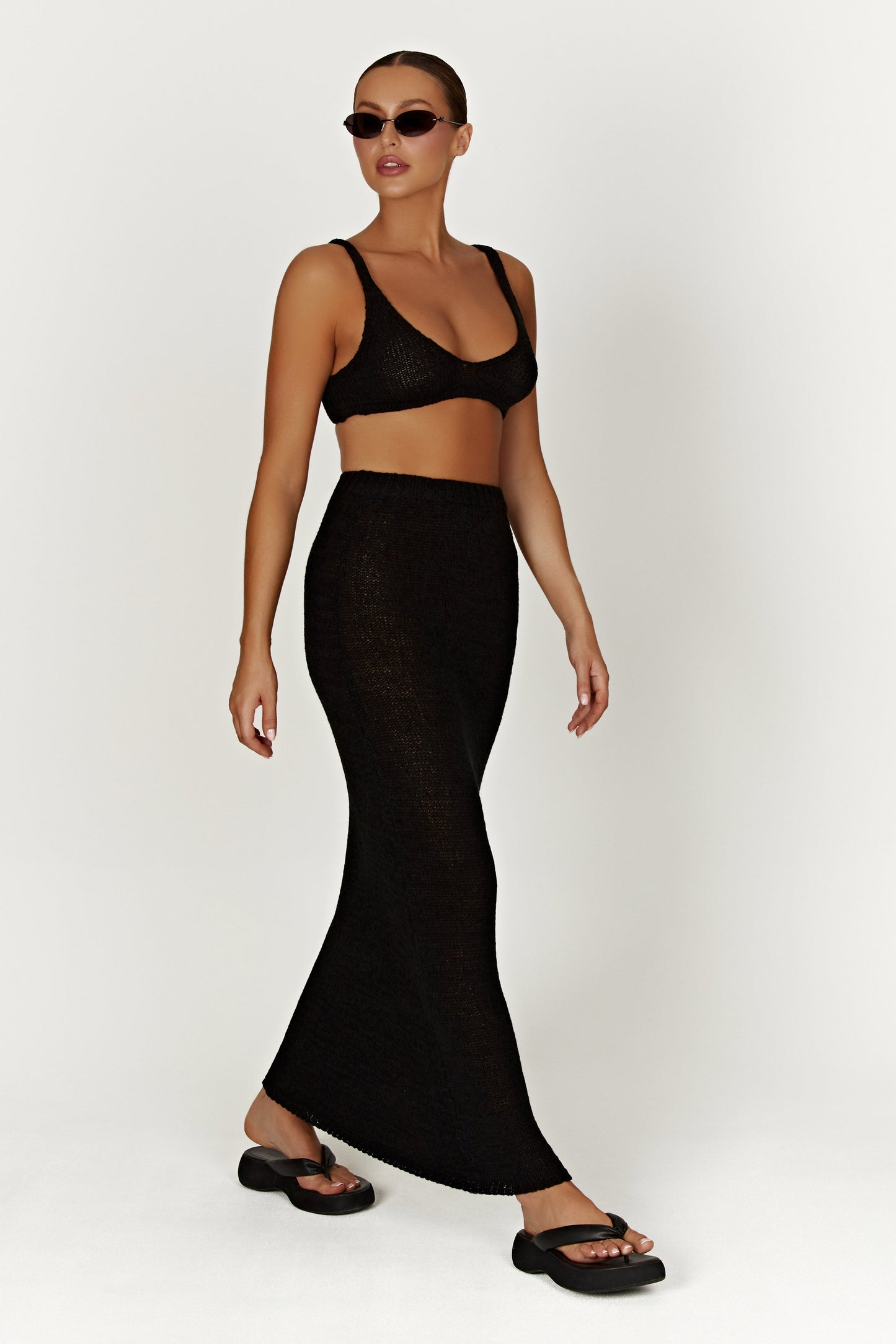 Bralette en tricot Mary - Noir