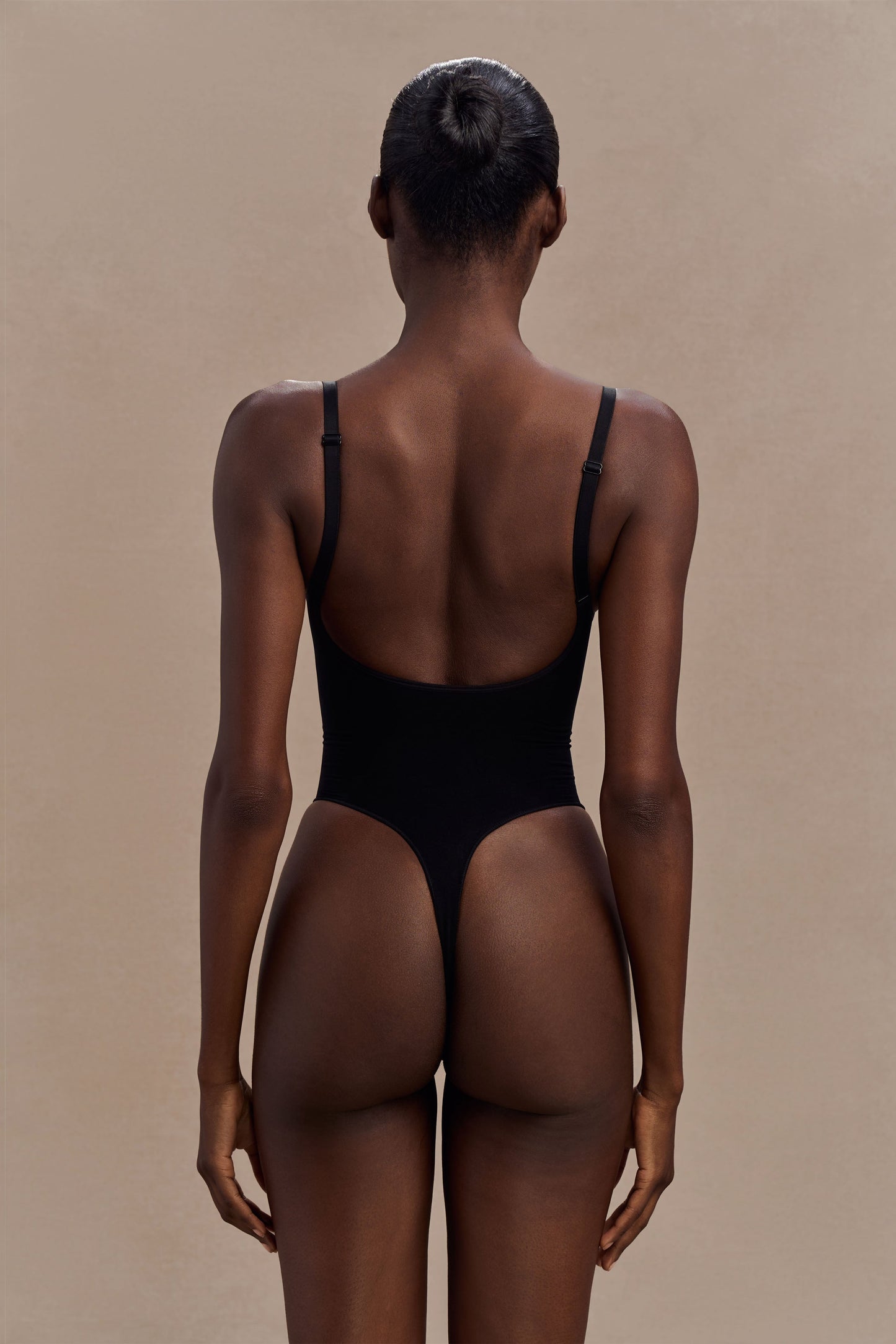 Body gainant sans dos Alyssa - Noir