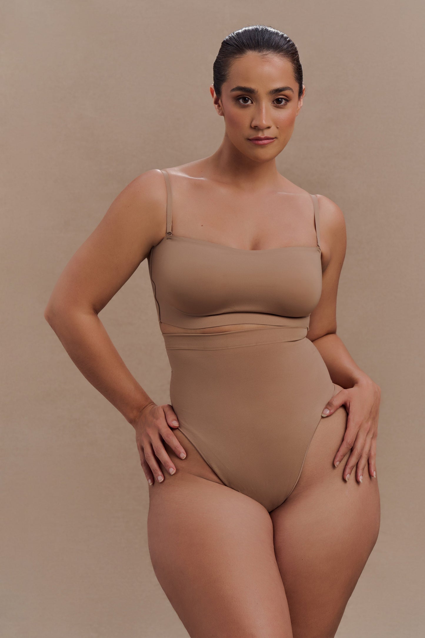 Joanna Soutien-gorge gainant sans bretelles - Latte