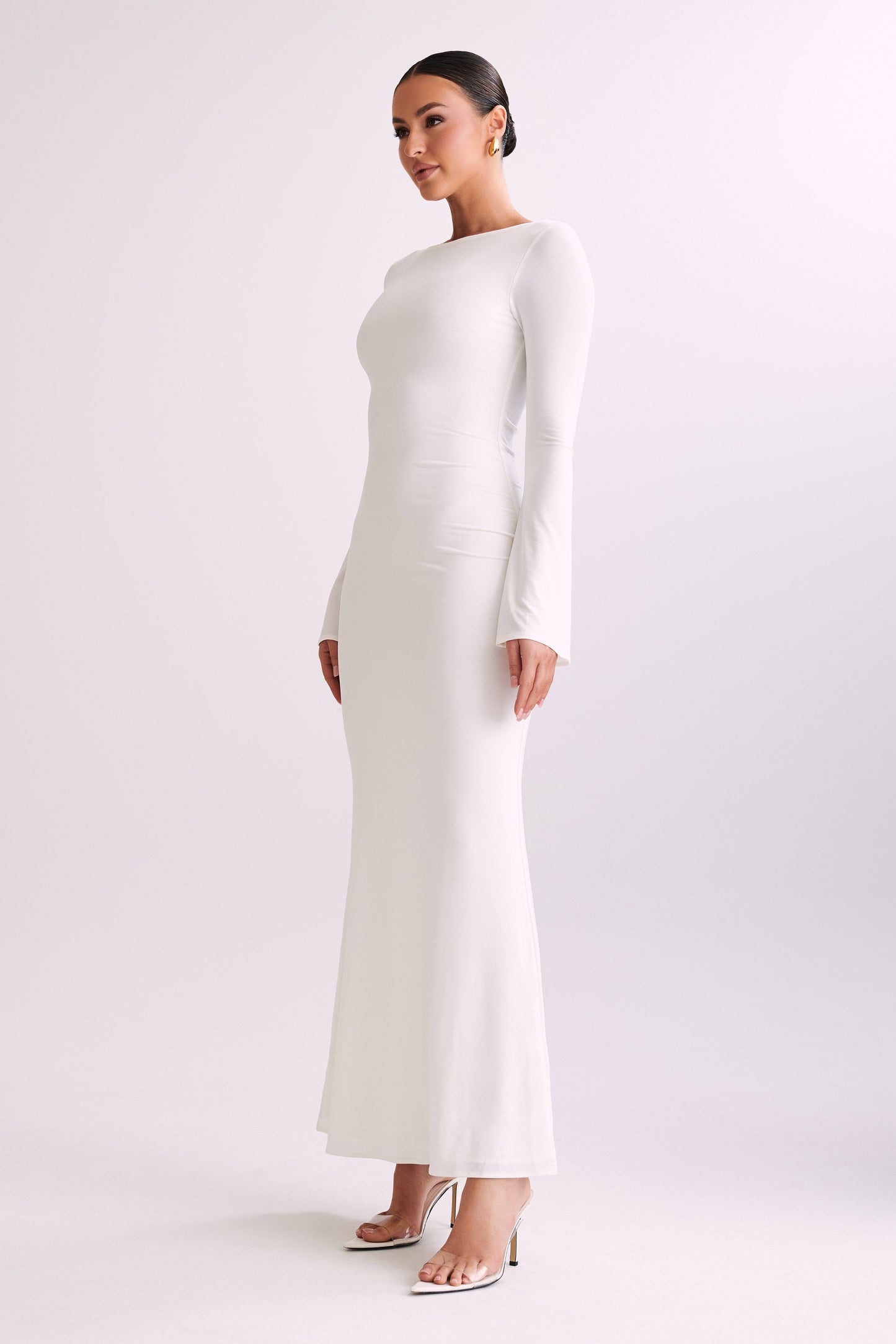 Robe Maxi Évasée Tarna - Ivoire