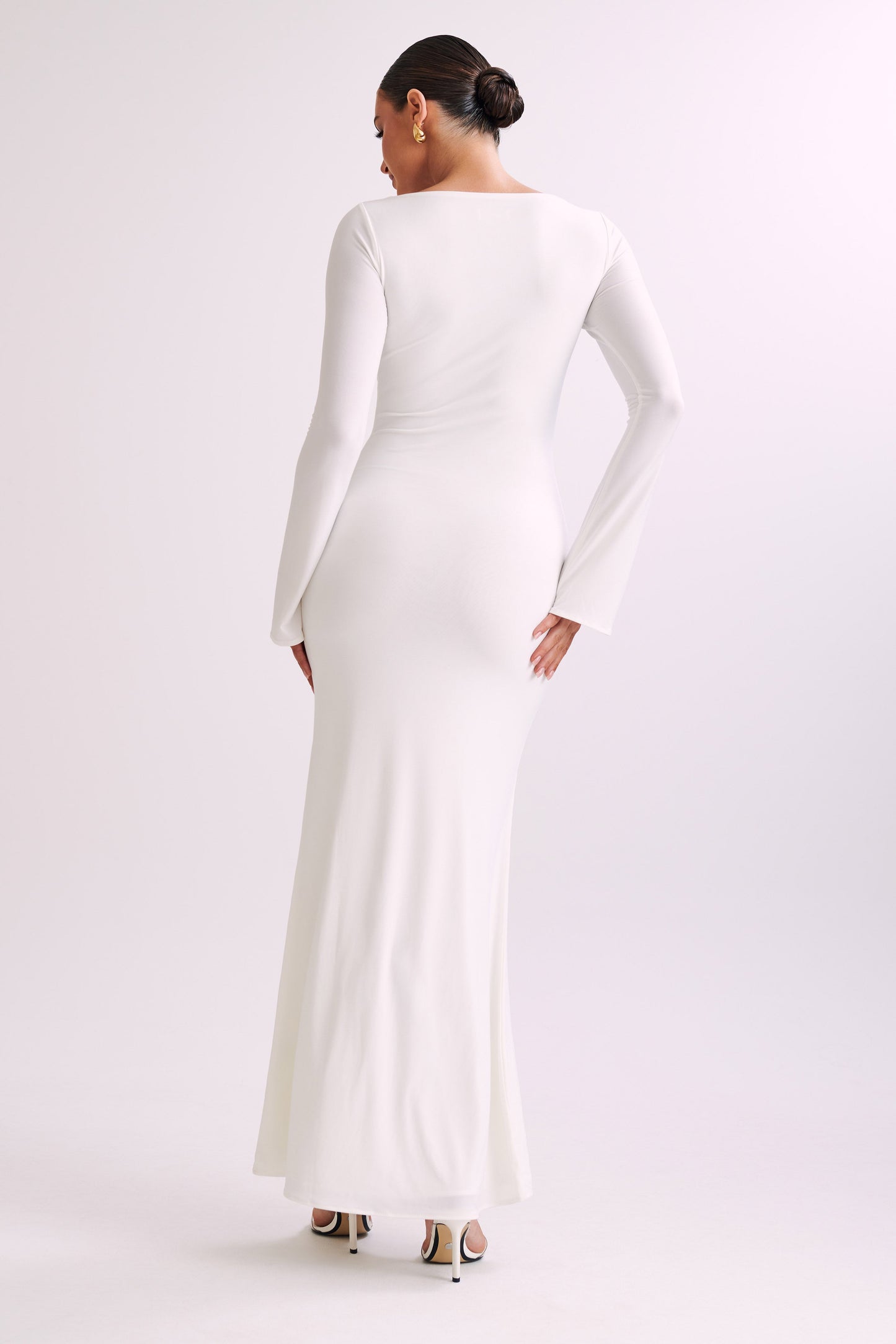 Robe Maxi Évasée Tarna - Ivoire