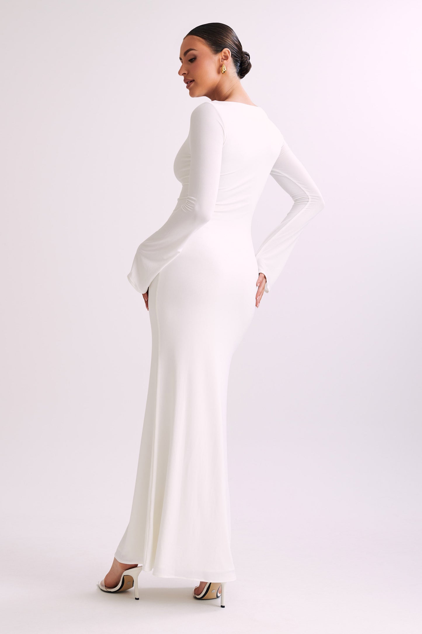 Robe Maxi Évasée Tarna - Ivoire