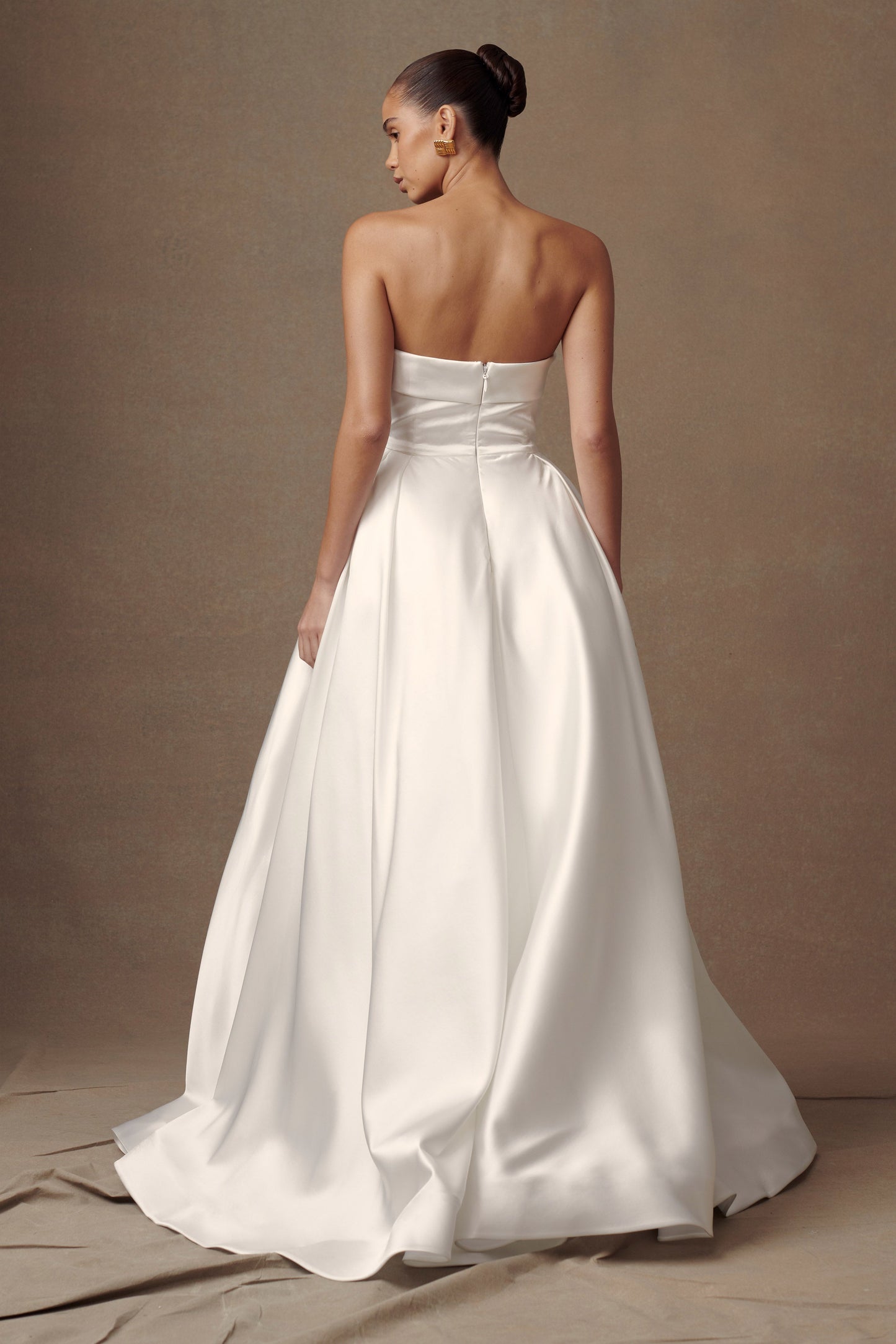 Robe de mariée Eileen sans bretelles - Blanche