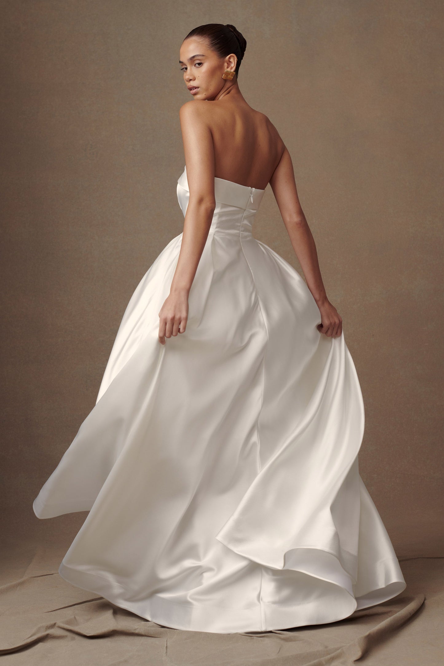 Robe de mariée Eileen sans bretelles - Blanche