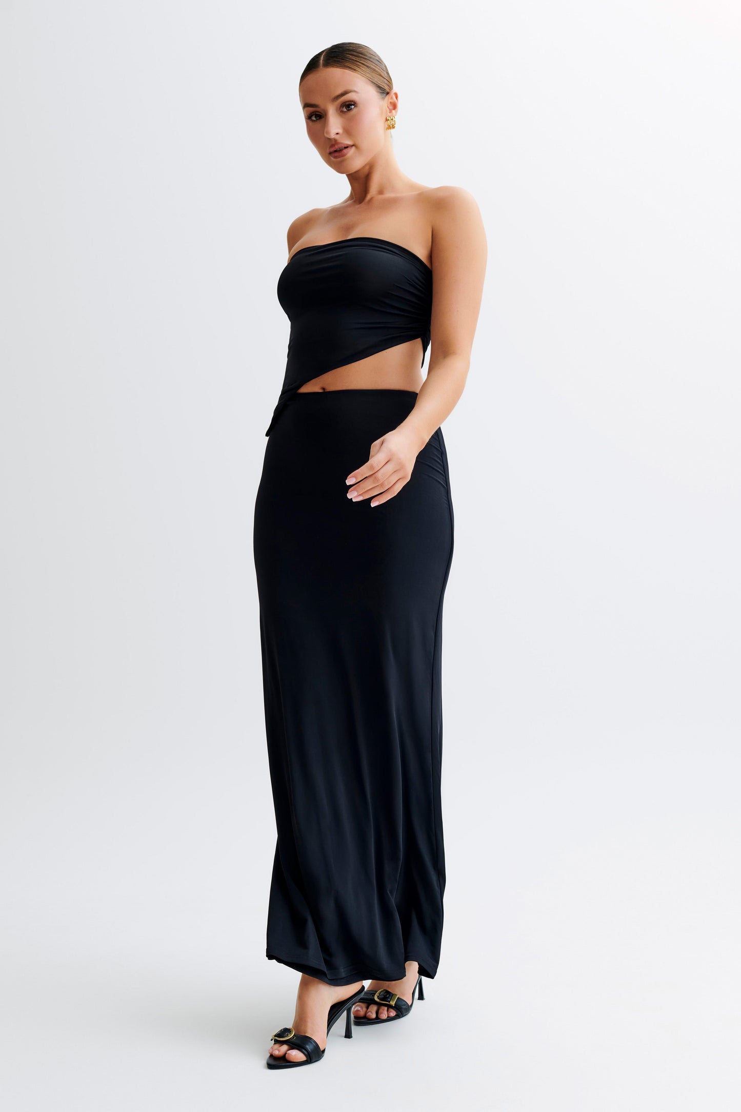 Top sans bretelles Donata Slinky - Noir