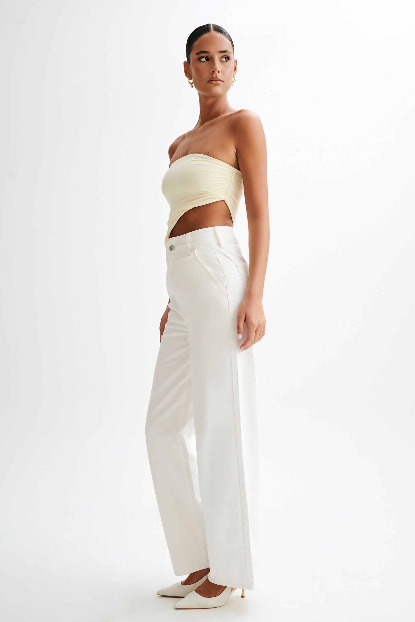 Top sans bretelles Donata Slinky - Sorbet au citron