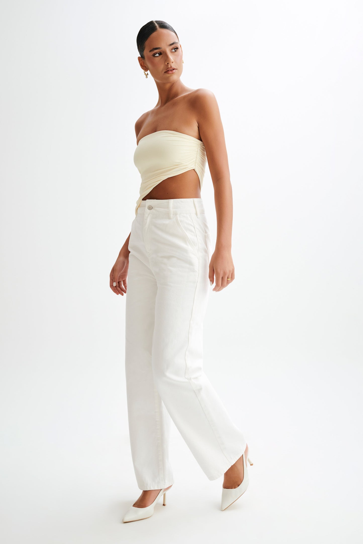 Top sans bretelles Donata Slinky - Sorbet au citron
