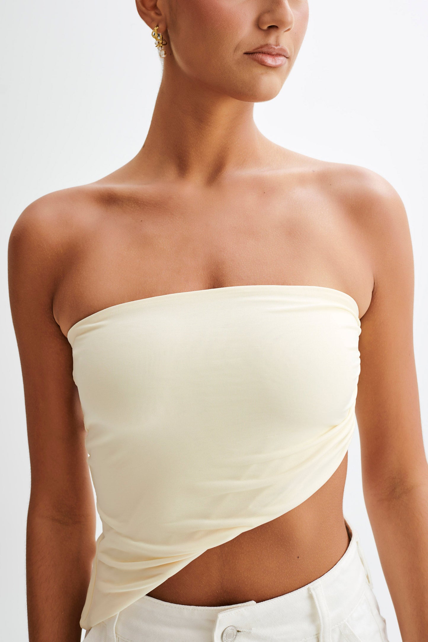 Top sans bretelles Donata Slinky - Sorbet au citron