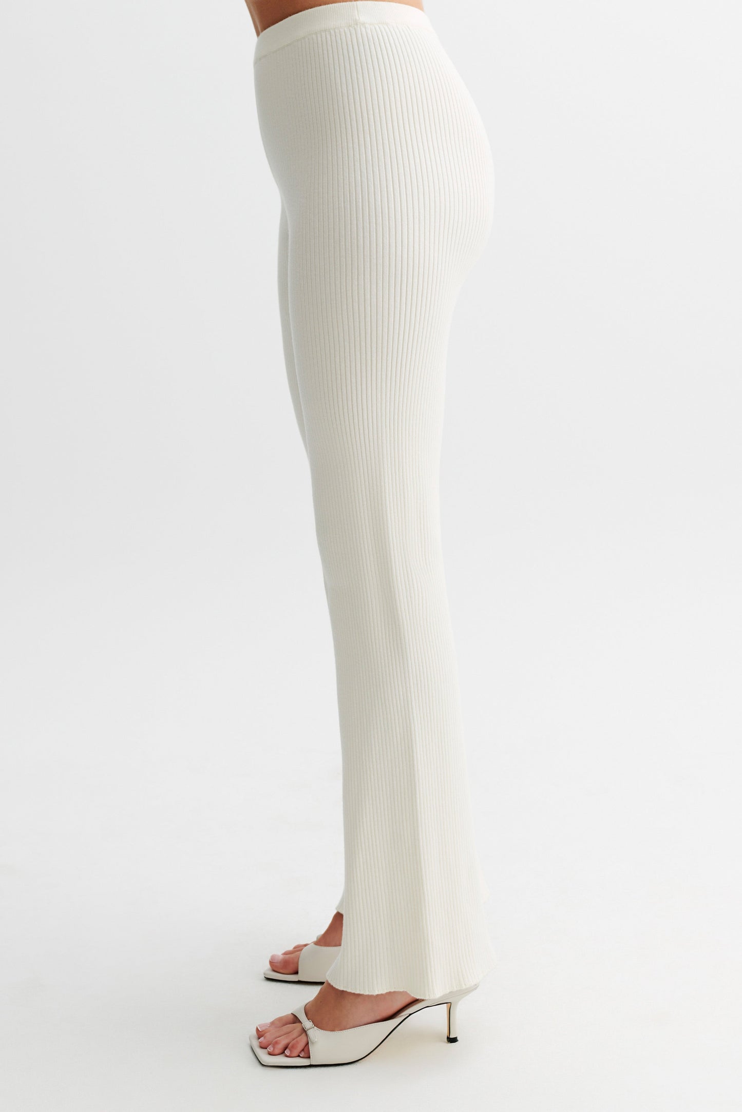 Pantalon en Tricot Calypso - Ivoire