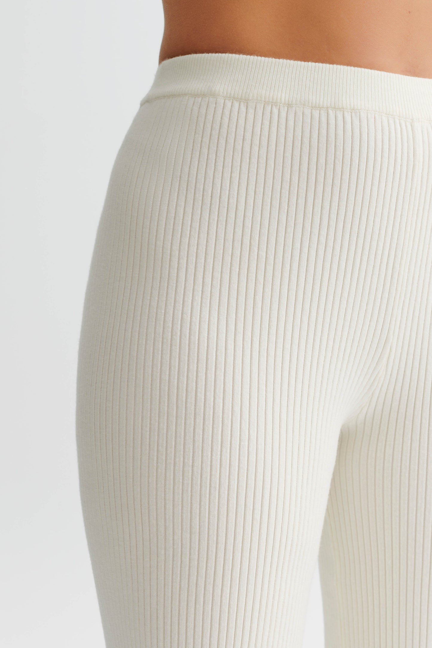 Pantalon en Tricot Calypso - Ivoire