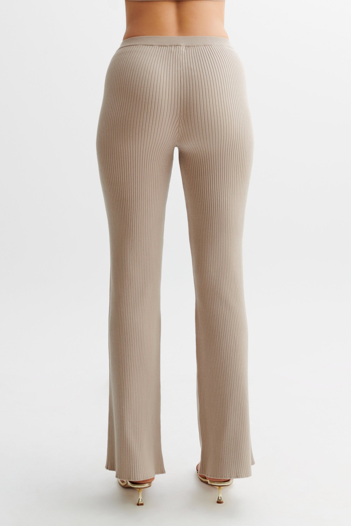 Pantalon en Tricot Calypso - Gris Brunâtre