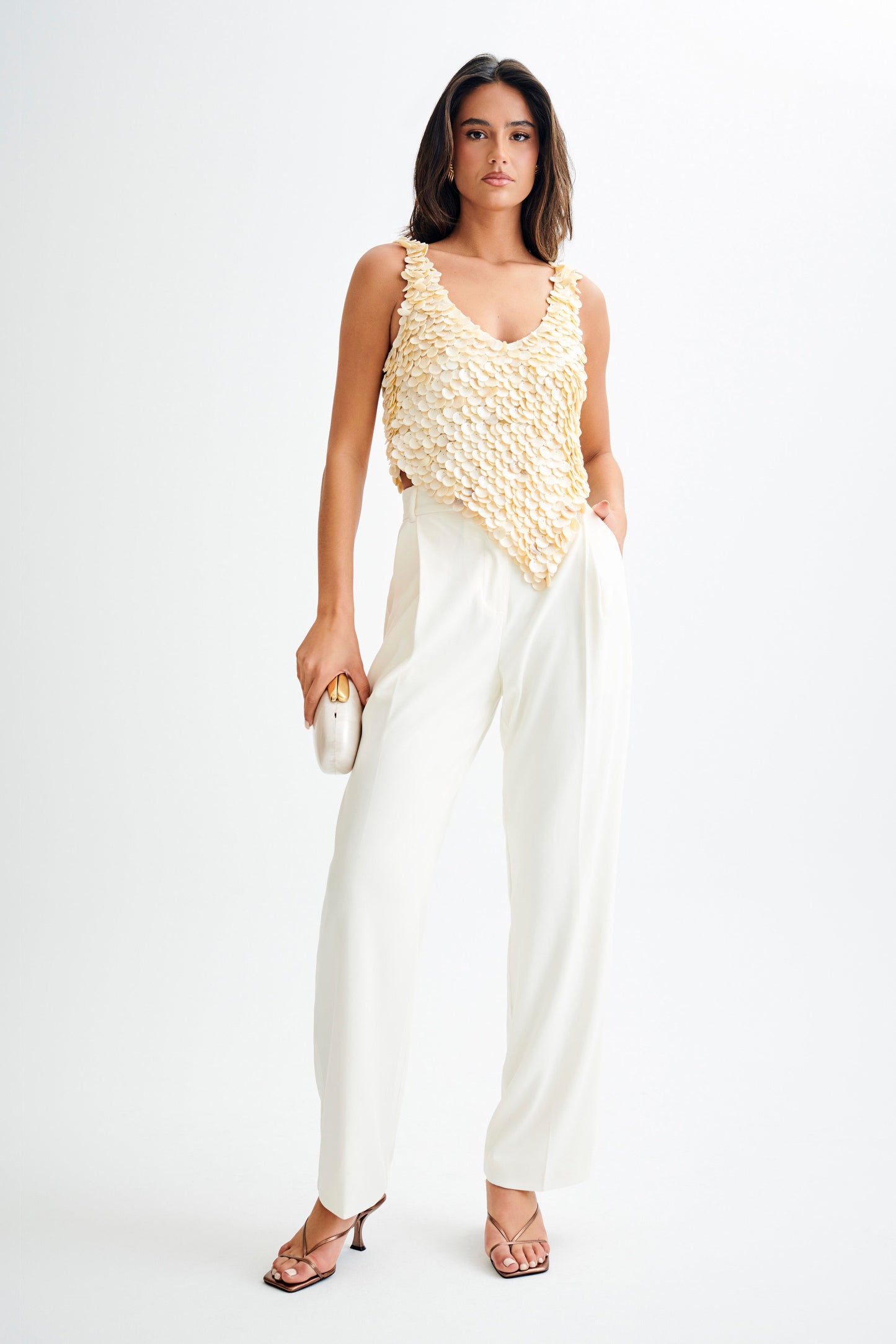 Halter Willow en nacre - Perle