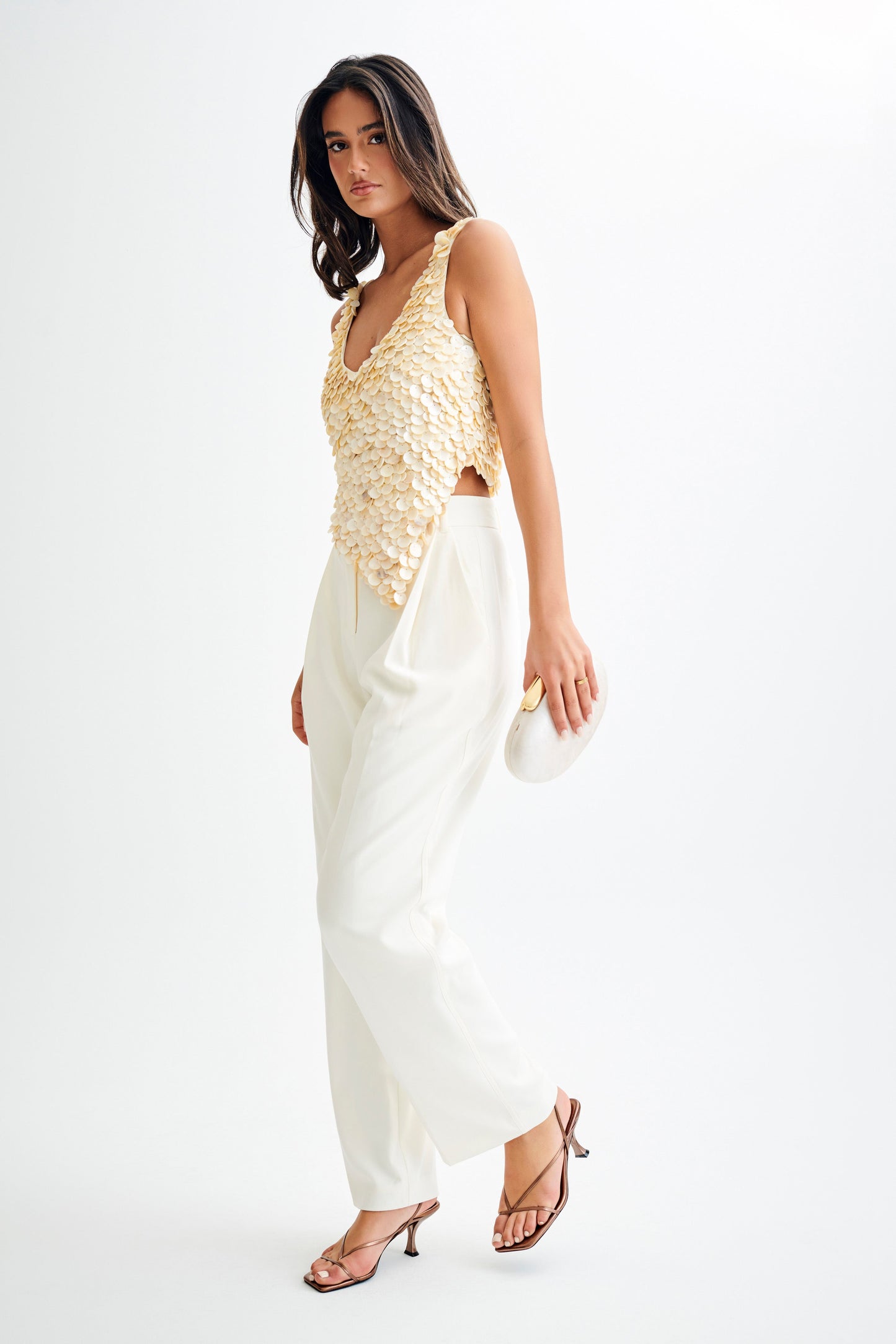 Halter Willow en nacre - Perle