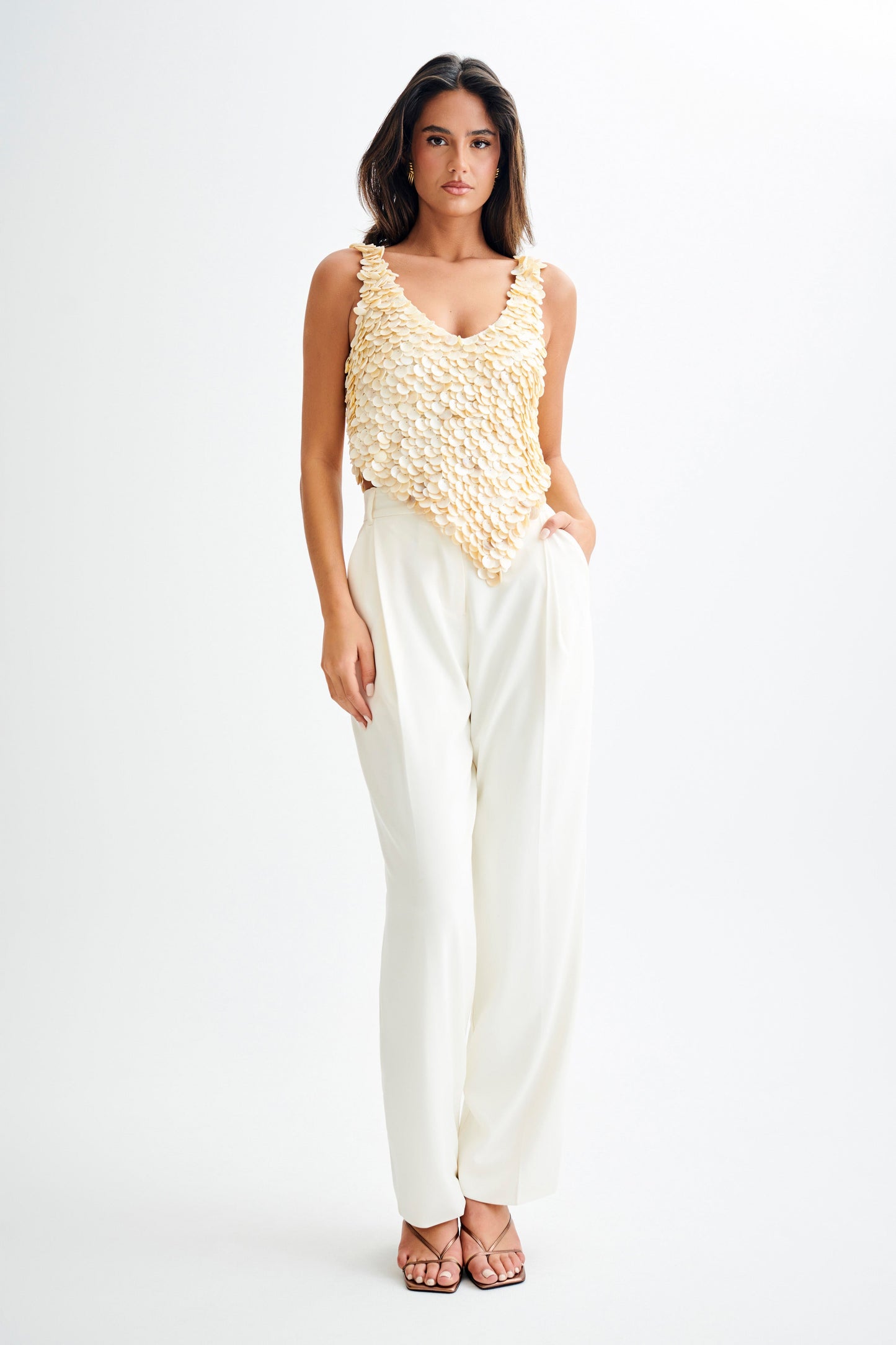 Halter Willow en nacre - Perle
