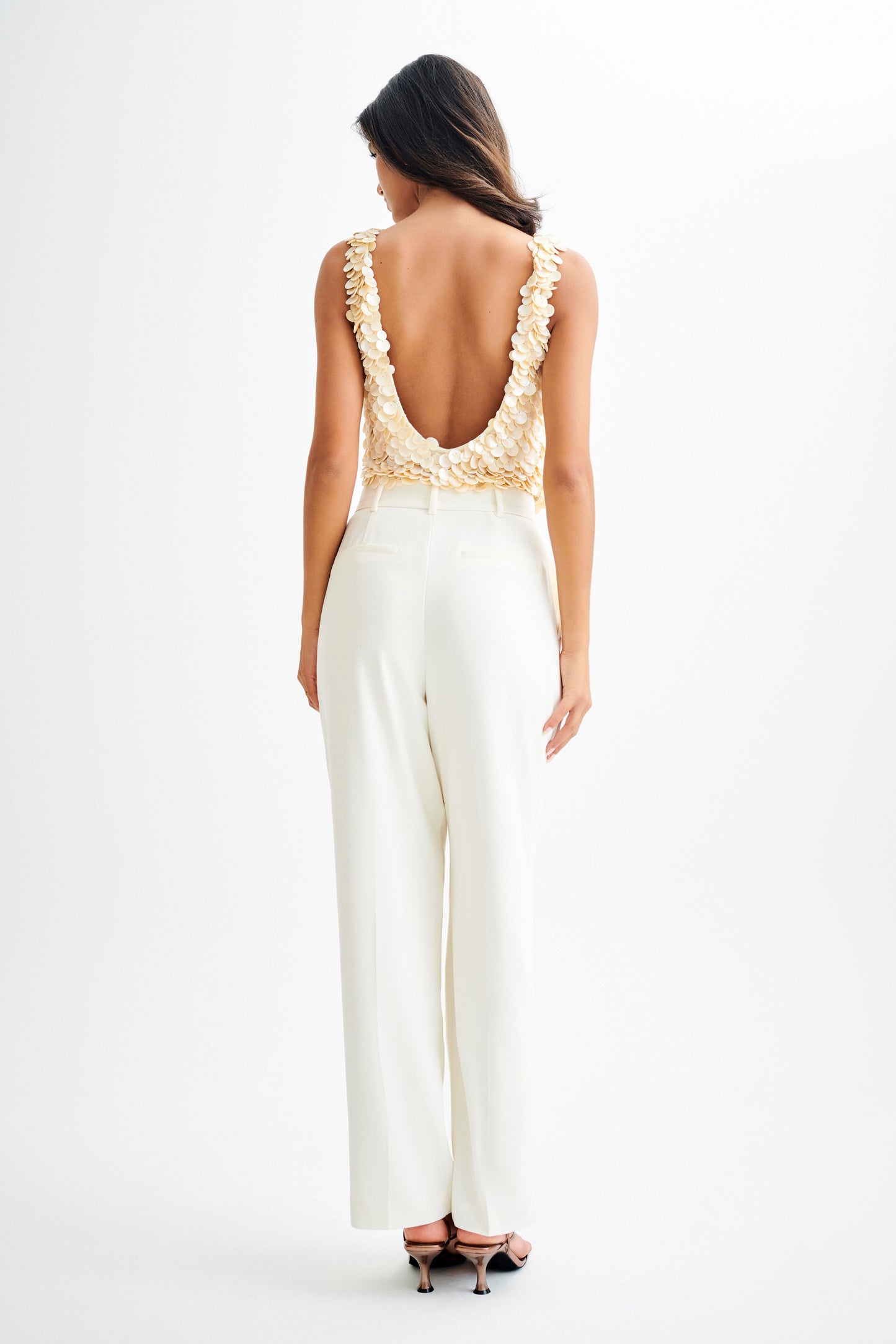 Halter Willow en nacre - Perle