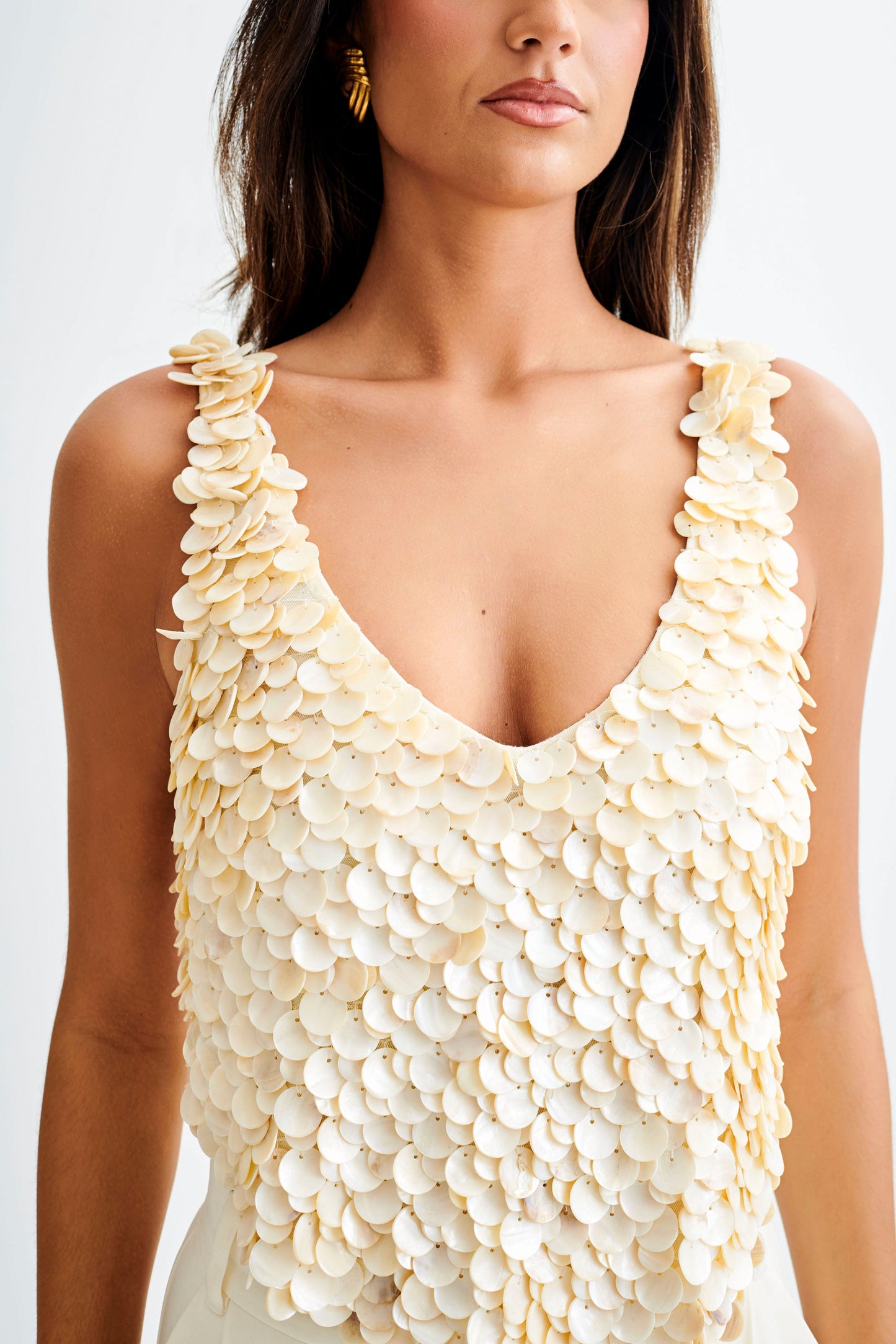 Halter Willow en nacre - Perle