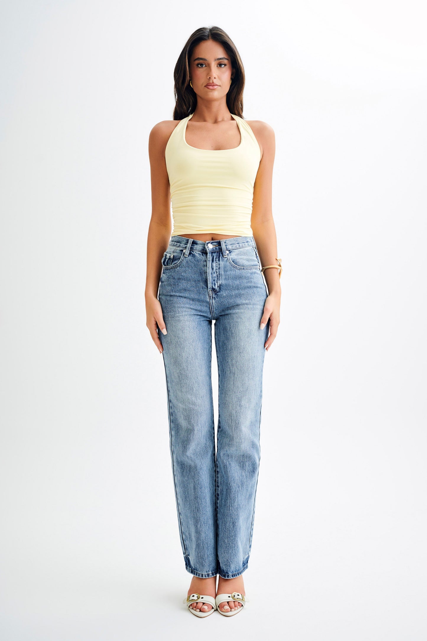 Marie Haut de bain recyclé à porter noué - Sorbet citron