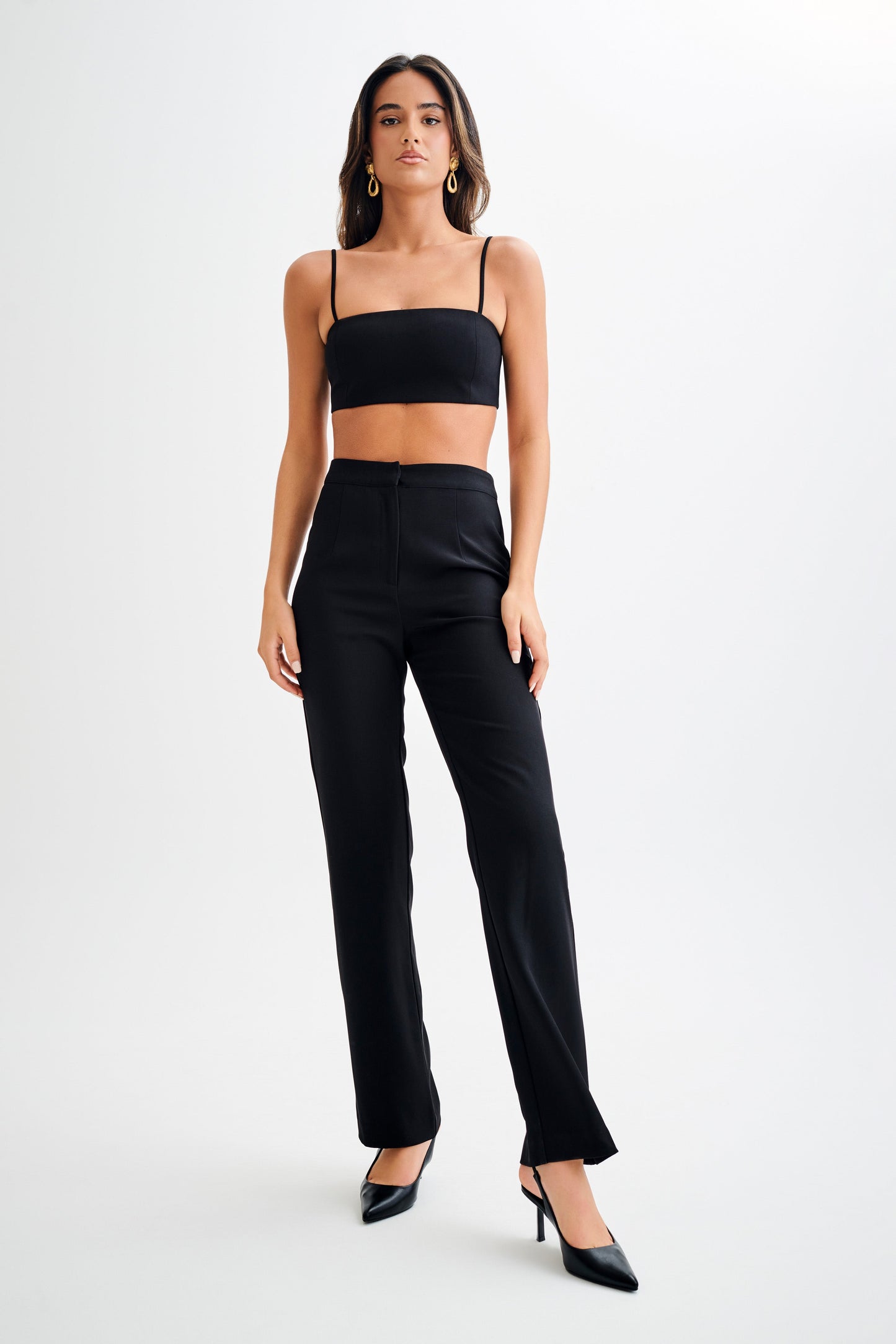 Pantalon droit Allanah - Noir