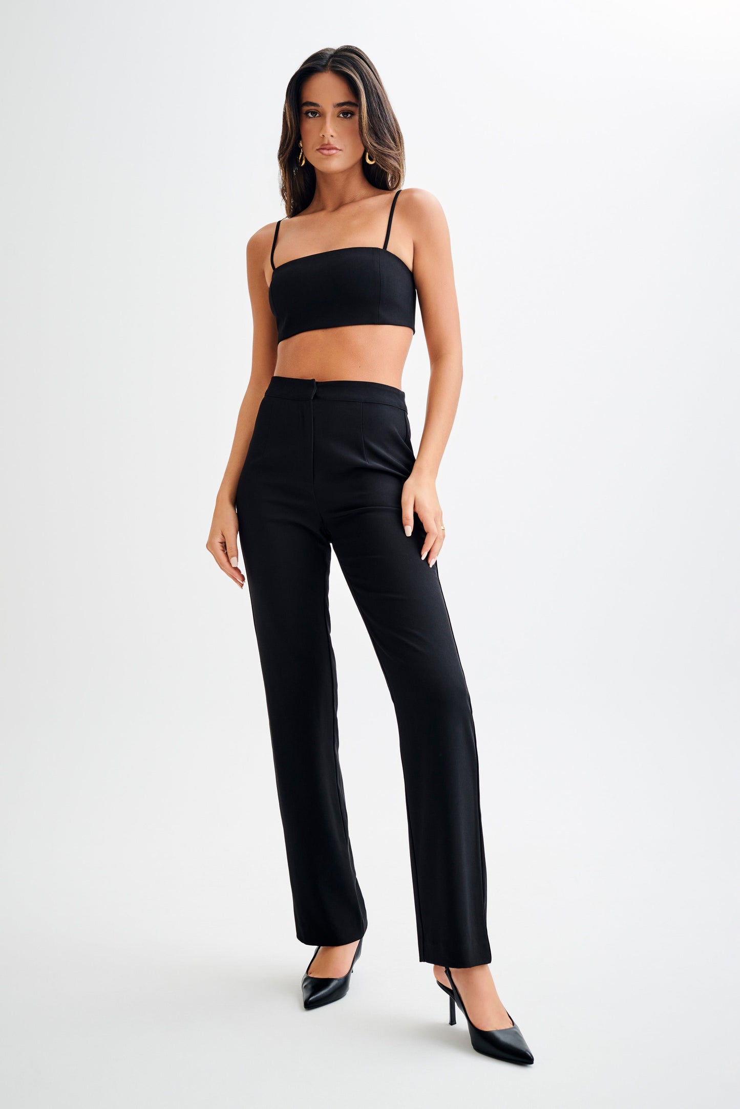Pantalon droit Allanah - Noir