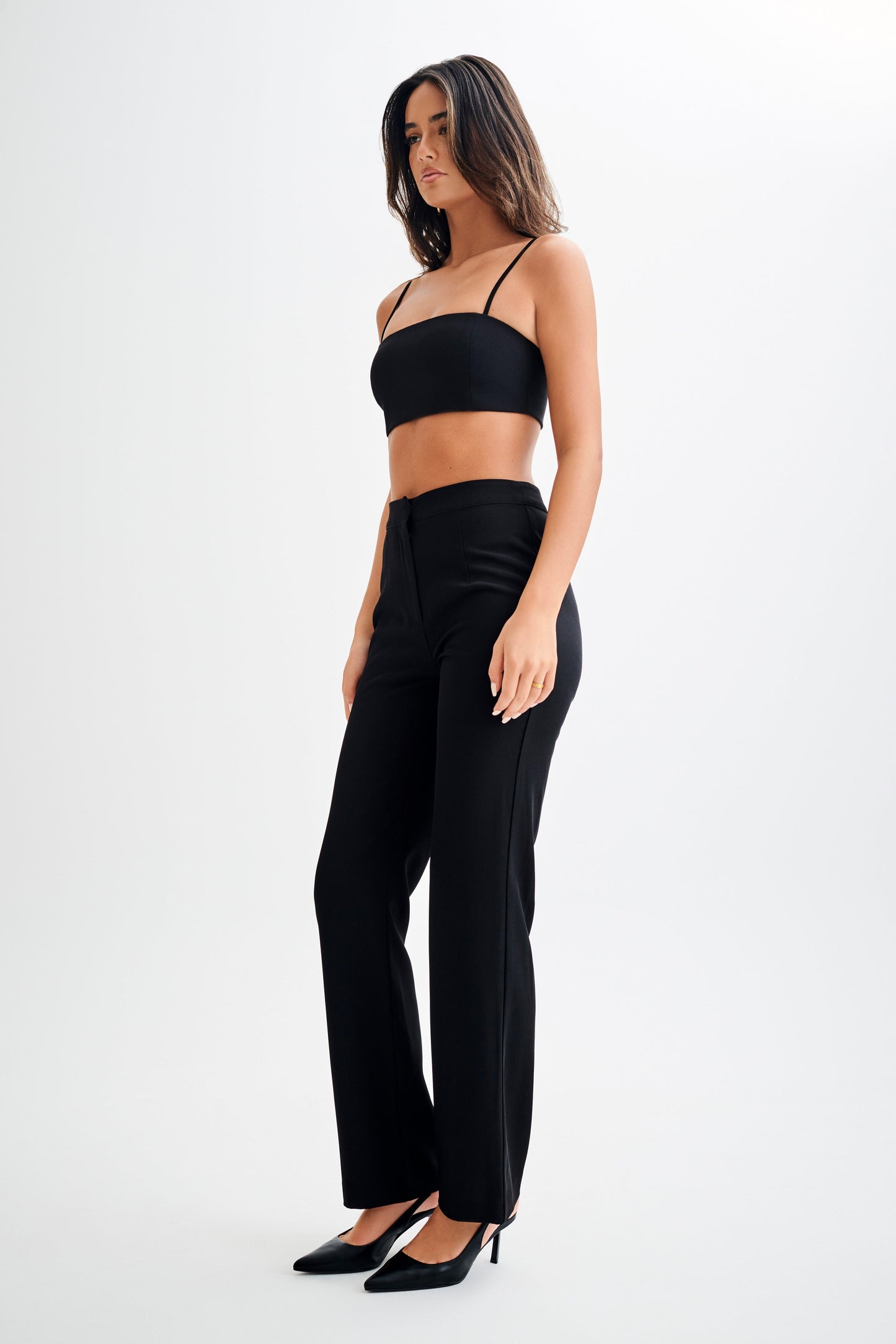 Pantalon droit Allanah - Noir