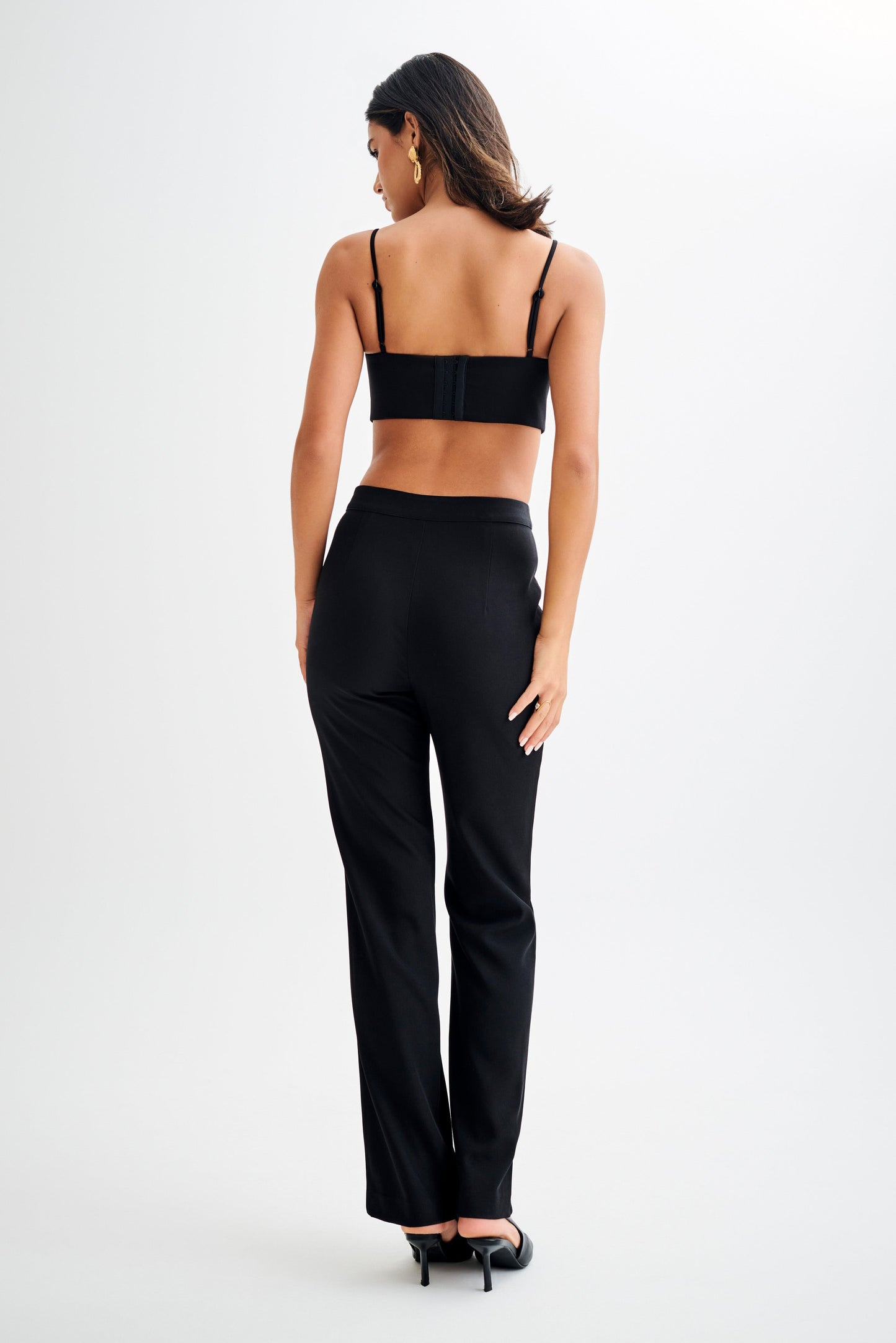 Pantalon droit Allanah - Noir