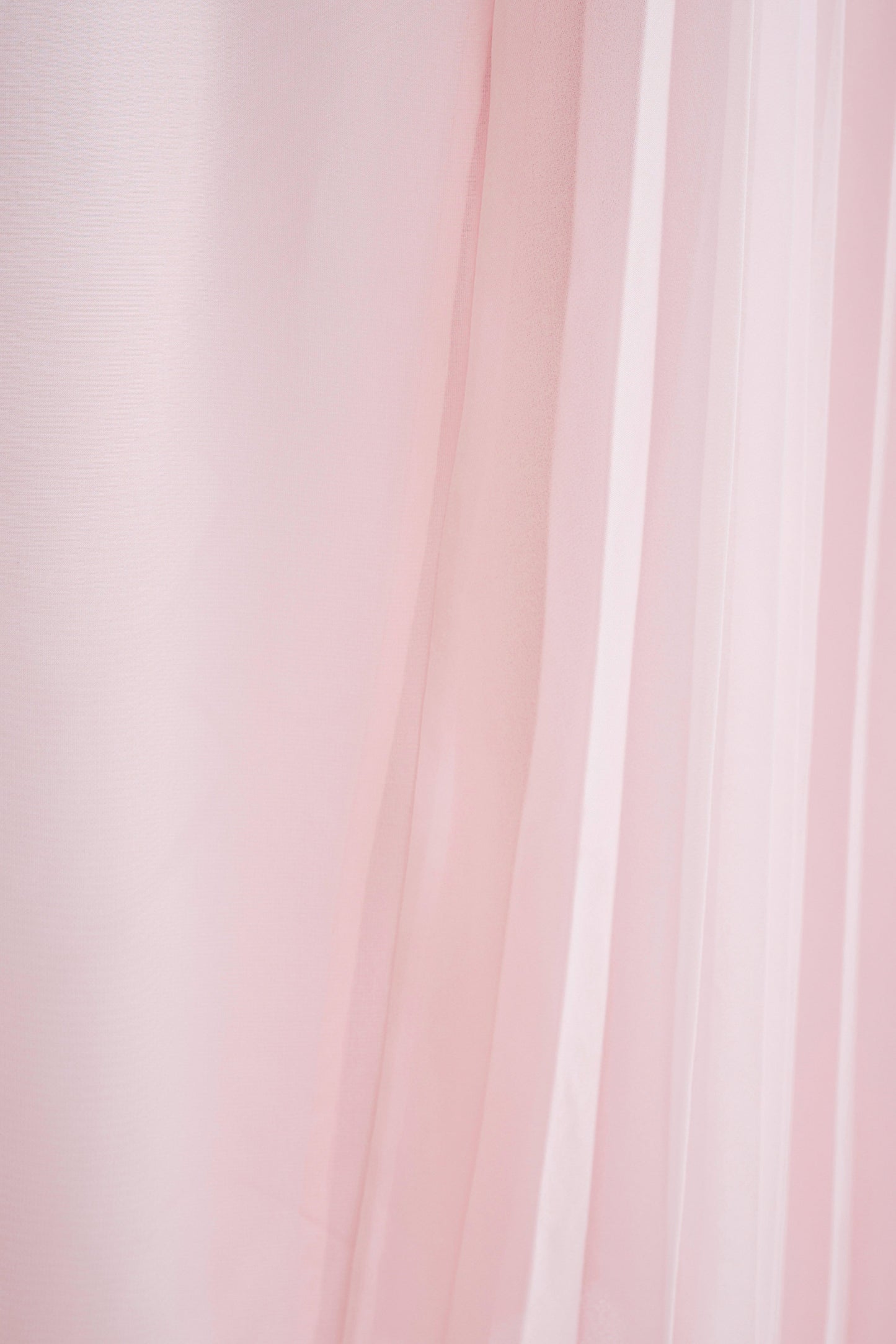 Robe Maxi en Chiffon Saira - Rose Poudré