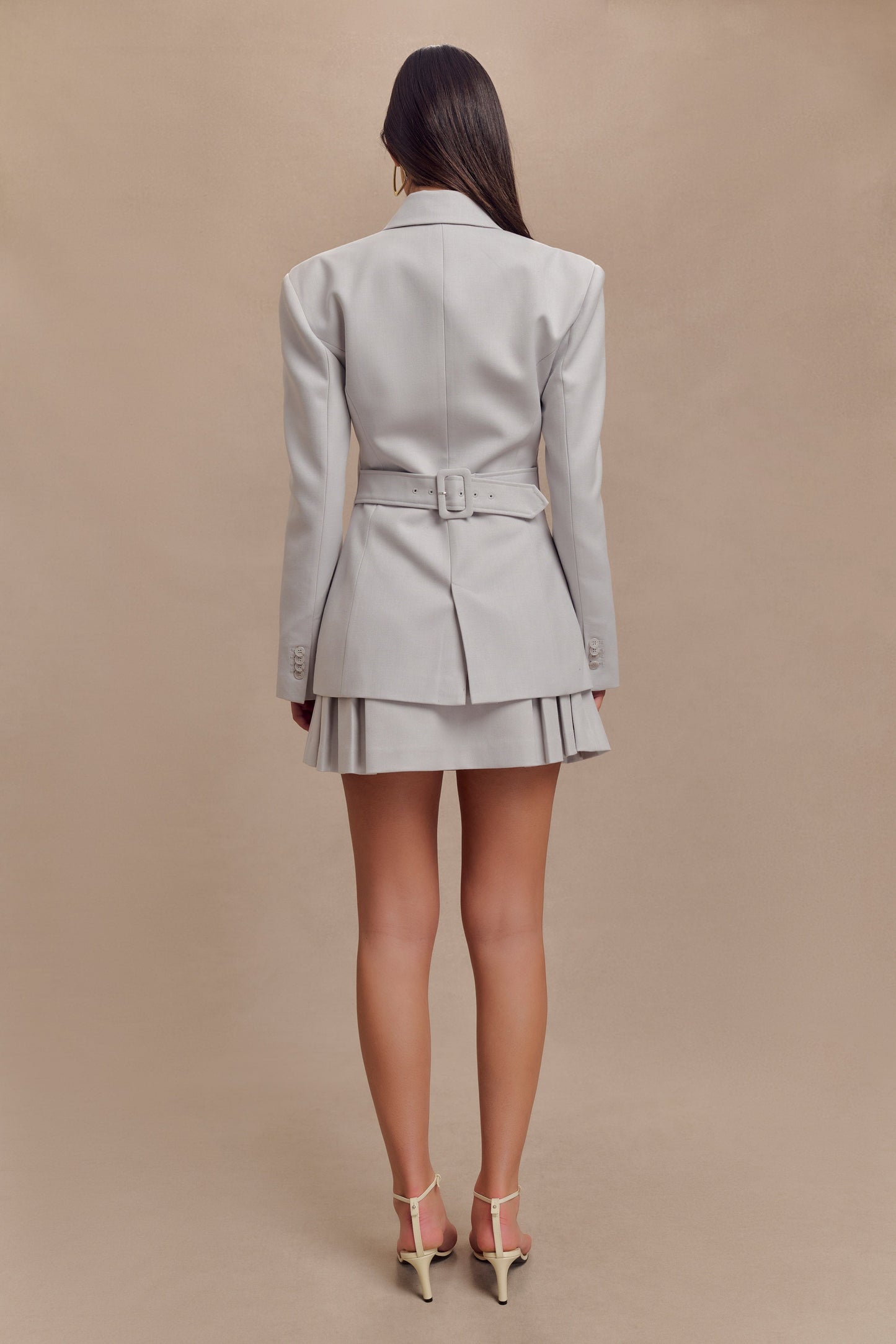 Blazer à taille ajustée Bellamy - Gris