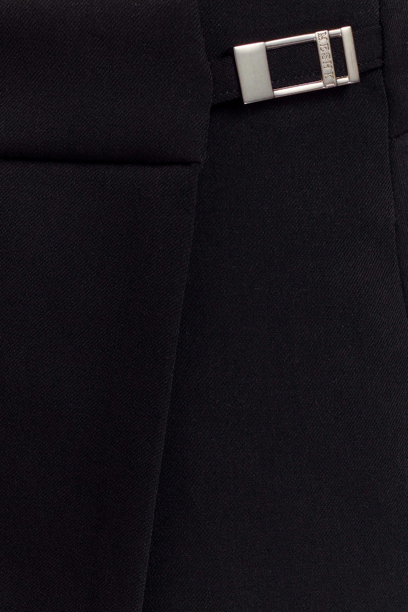 Jupe-short à boucle Celene - Noir