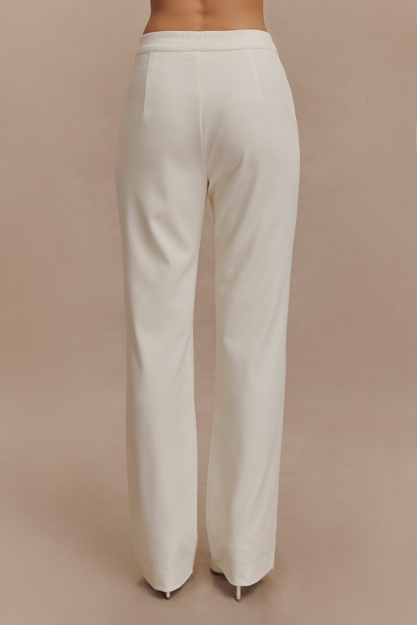 Pantalon droit Allanah - Ivoire