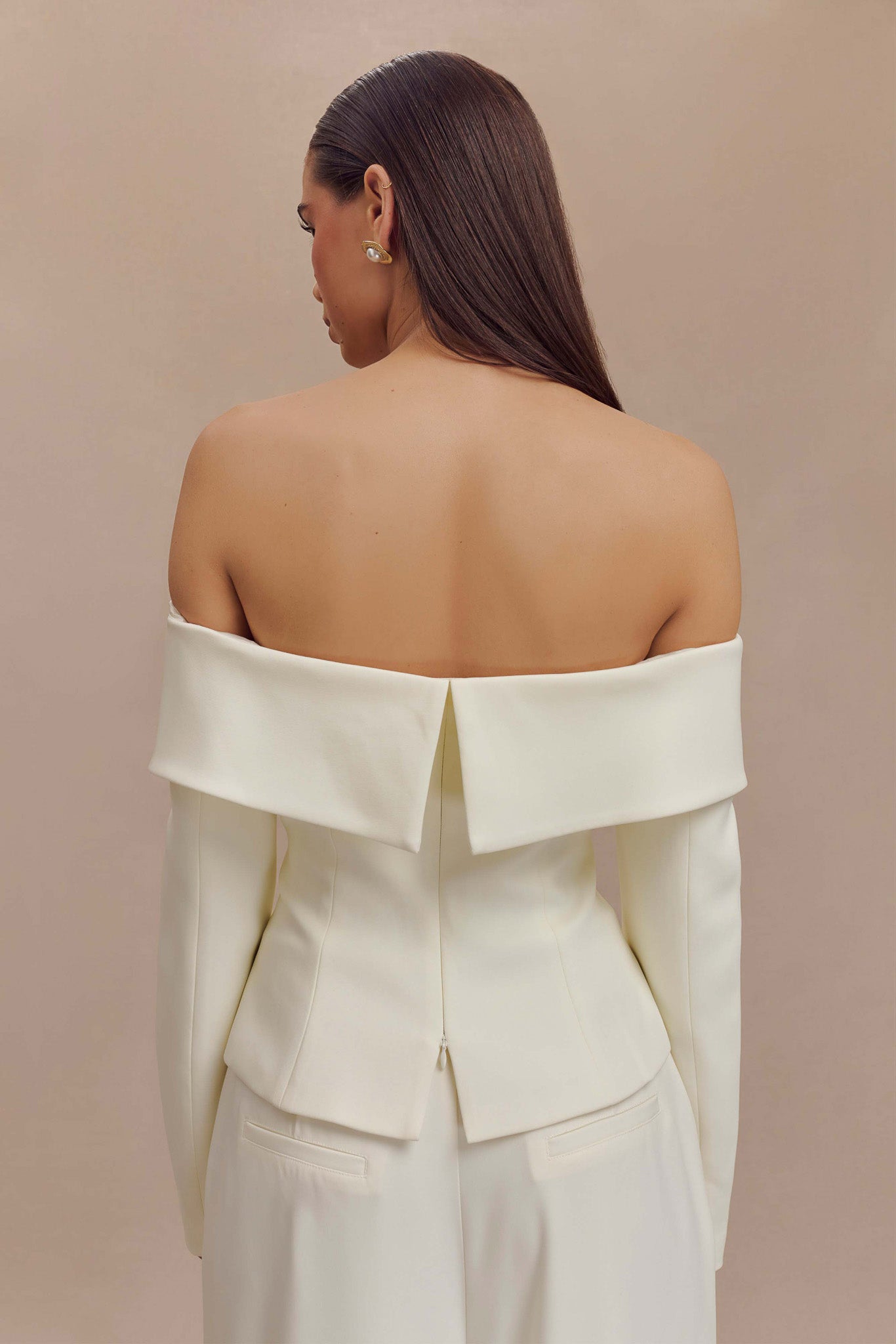 Veste dénudée Celene - Ivoire
