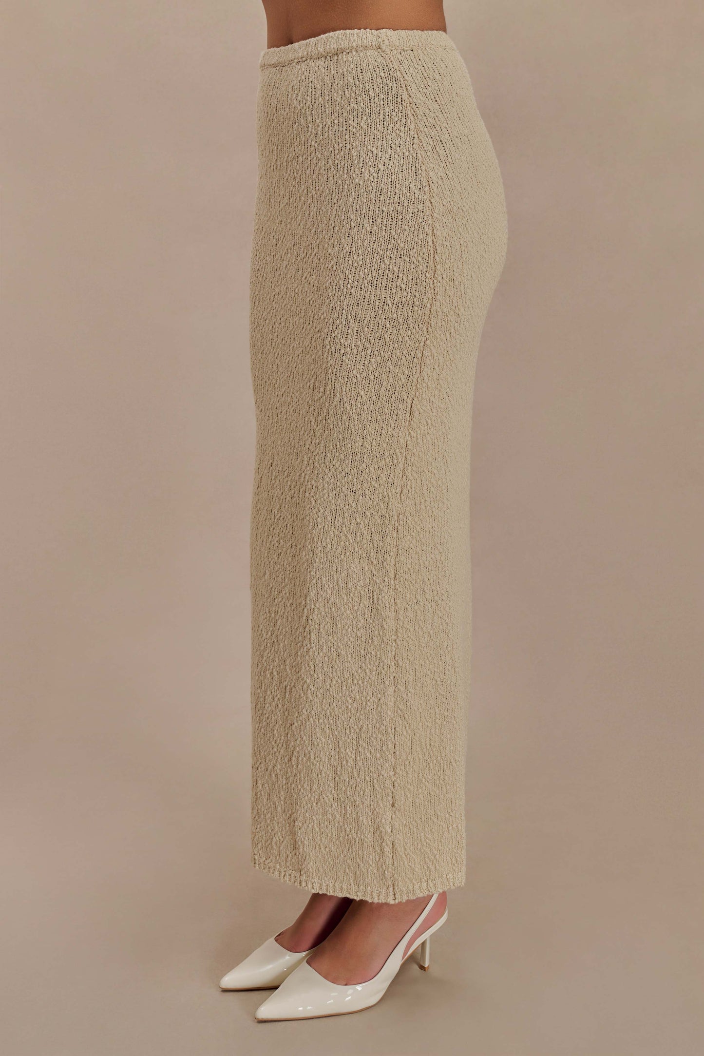 Jupe Maxi Boucle Moira - Blé