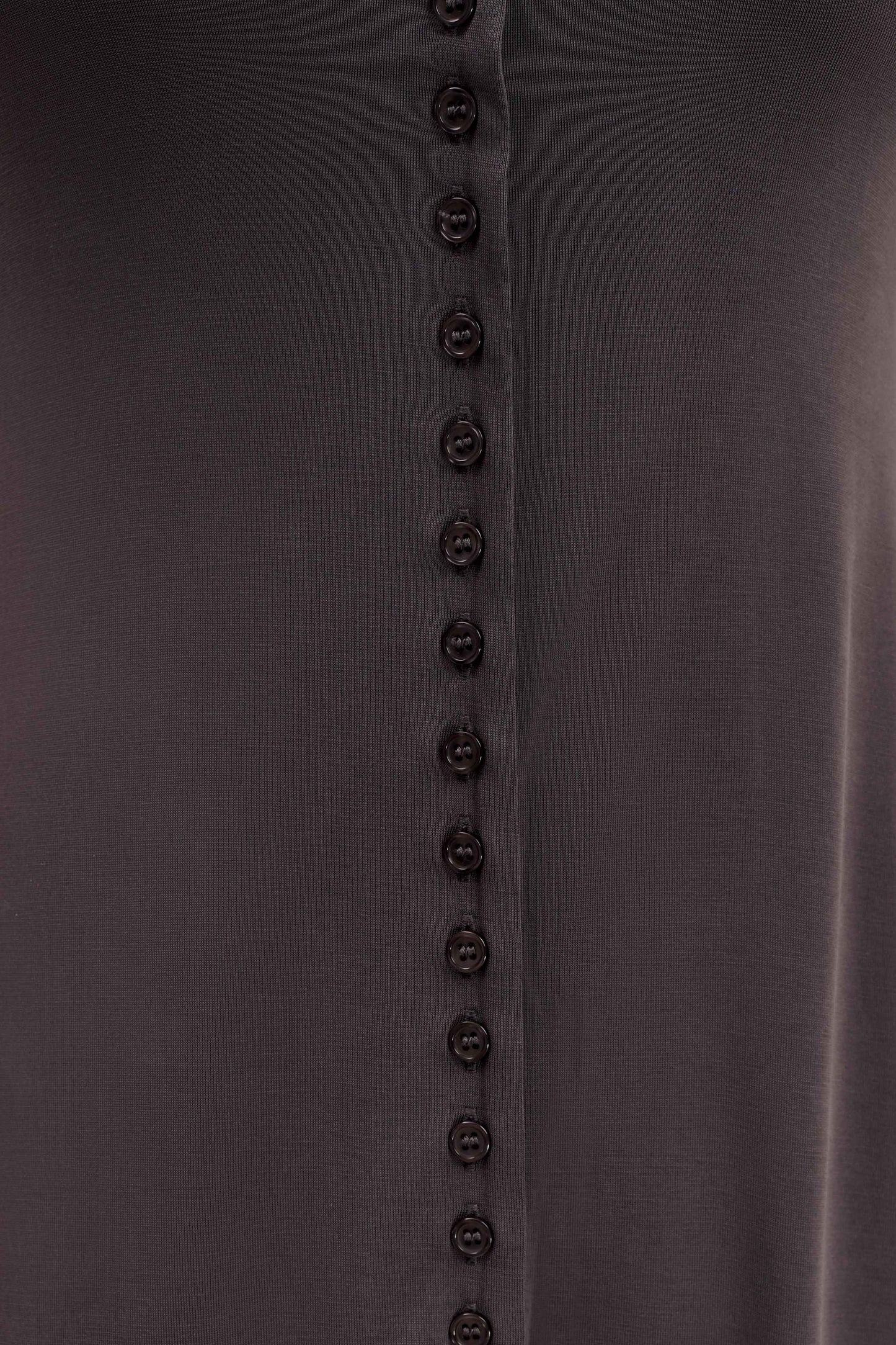 Robe midi en jersey de pêche Anders - Anthracite