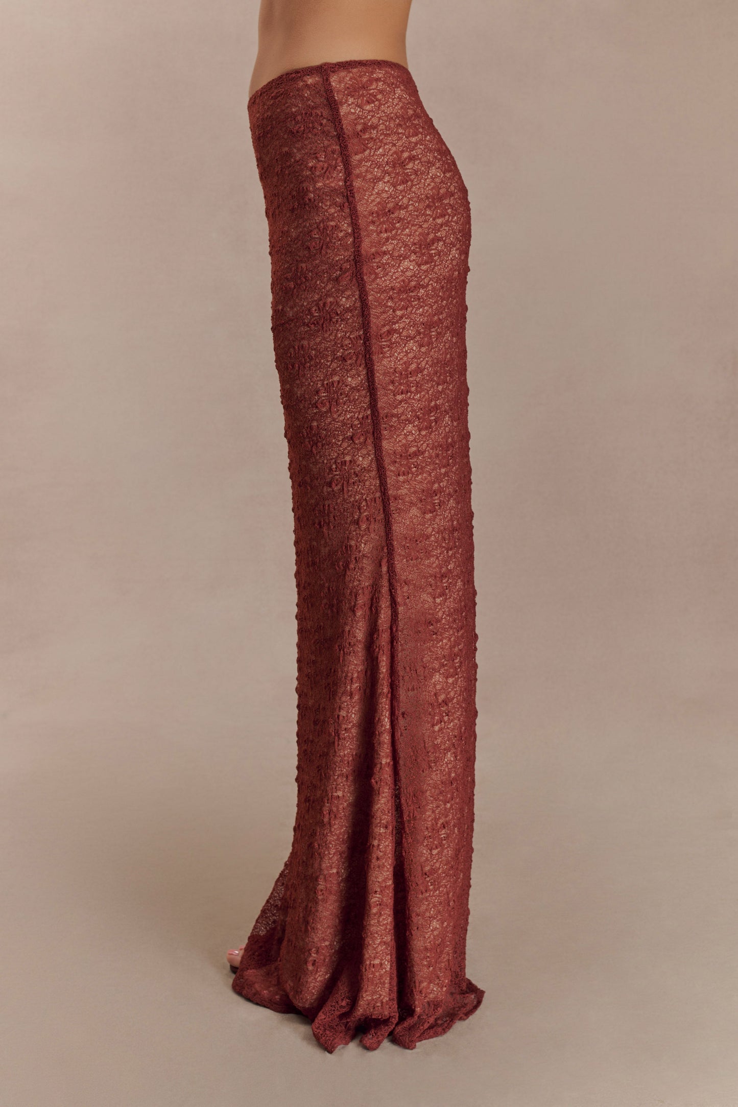 Jupe Maxi en Dentelle Transparent Robyn - Chilli