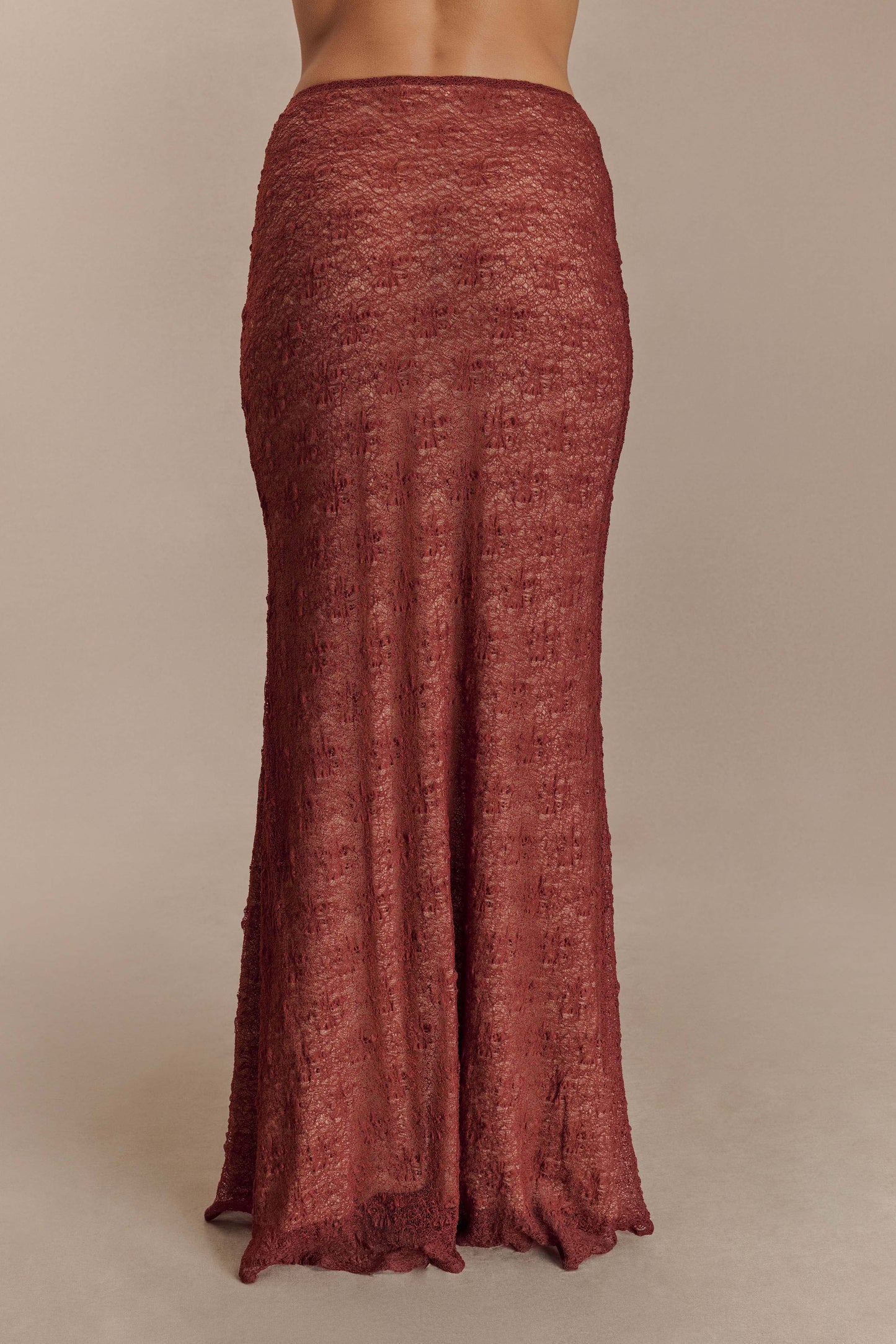 Jupe Maxi en Dentelle Transparent Robyn - Chilli