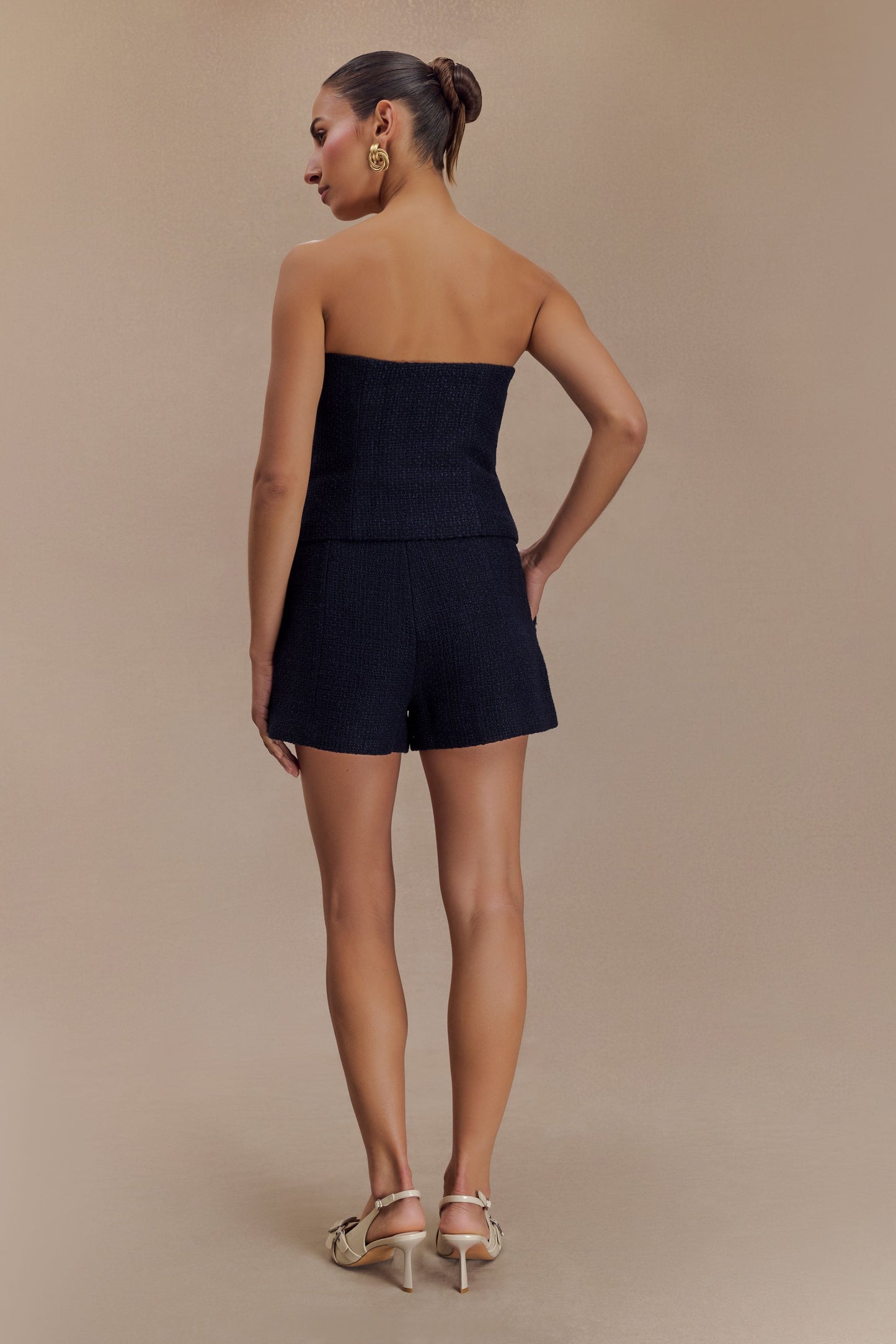 Shorts en bouclette Parker - Bleu nuit
