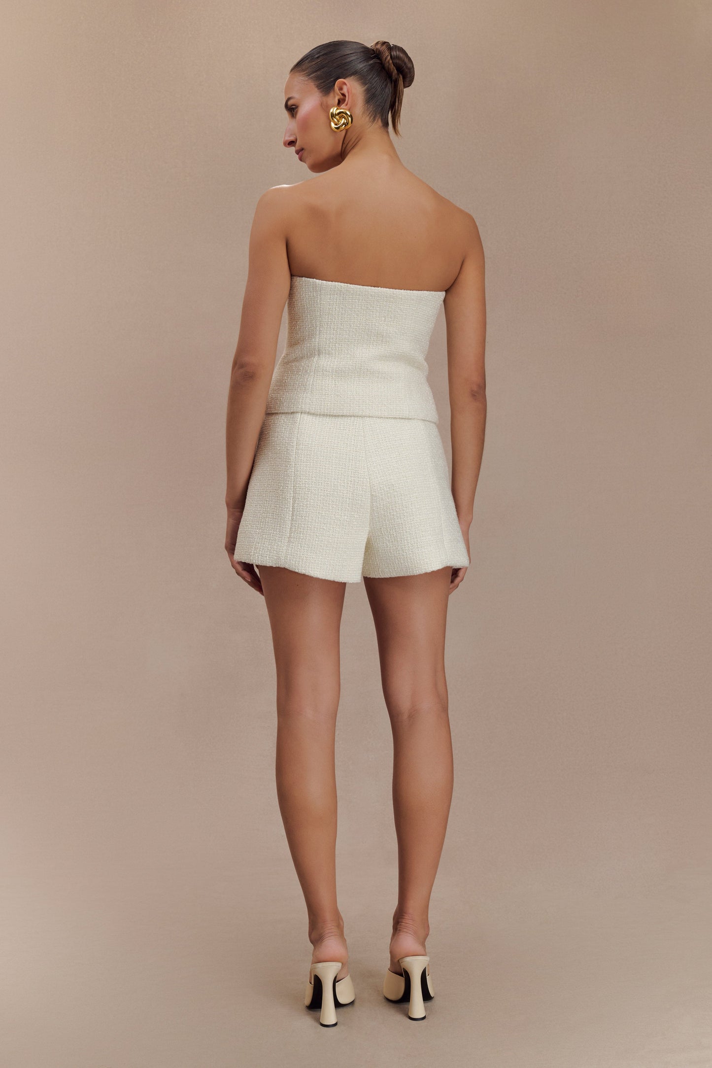 Shorts bouclettes Parker - Ivoire