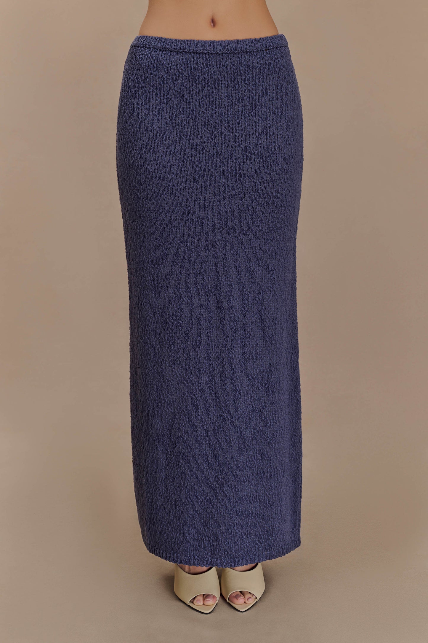 Jupe Maxi Boucle Moira - Acier