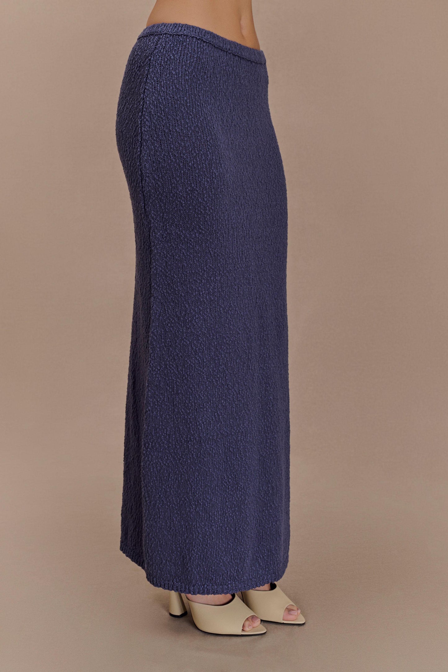 Jupe Maxi Boucle Moira - Acier