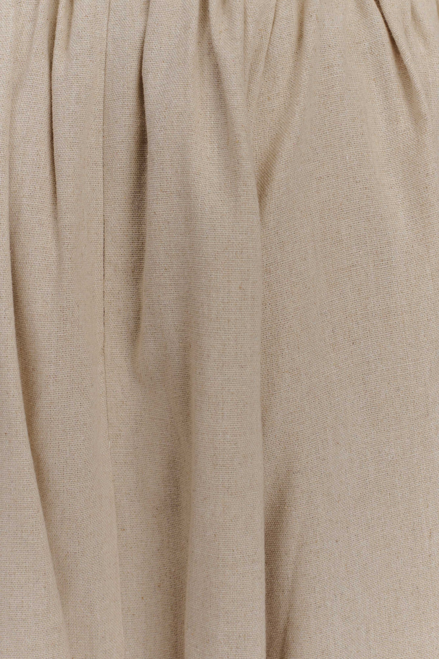 Jupe Maxi A-Line en Lin Clarence - Naturel