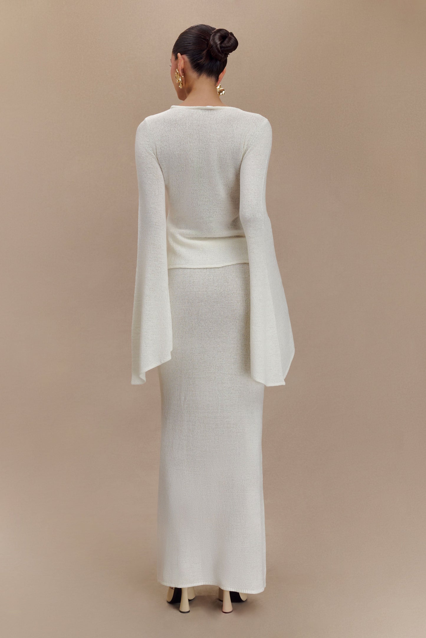 Jupe Maxi Tricot Phoebe - Ivoire