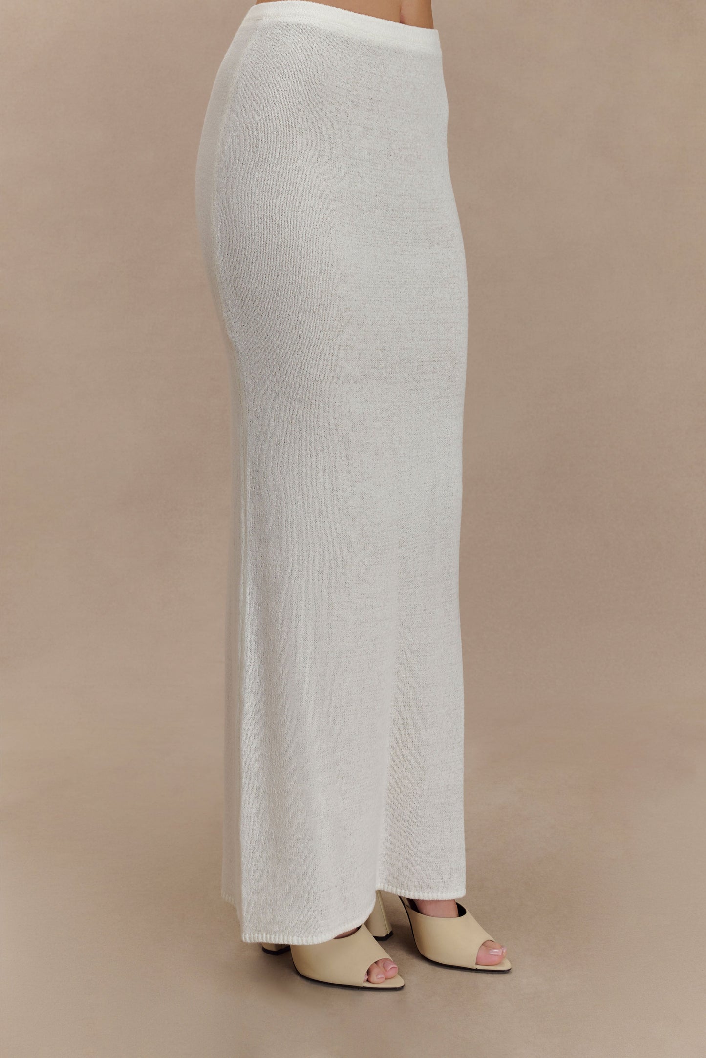 Jupe Maxi Tricot Phoebe - Ivoire