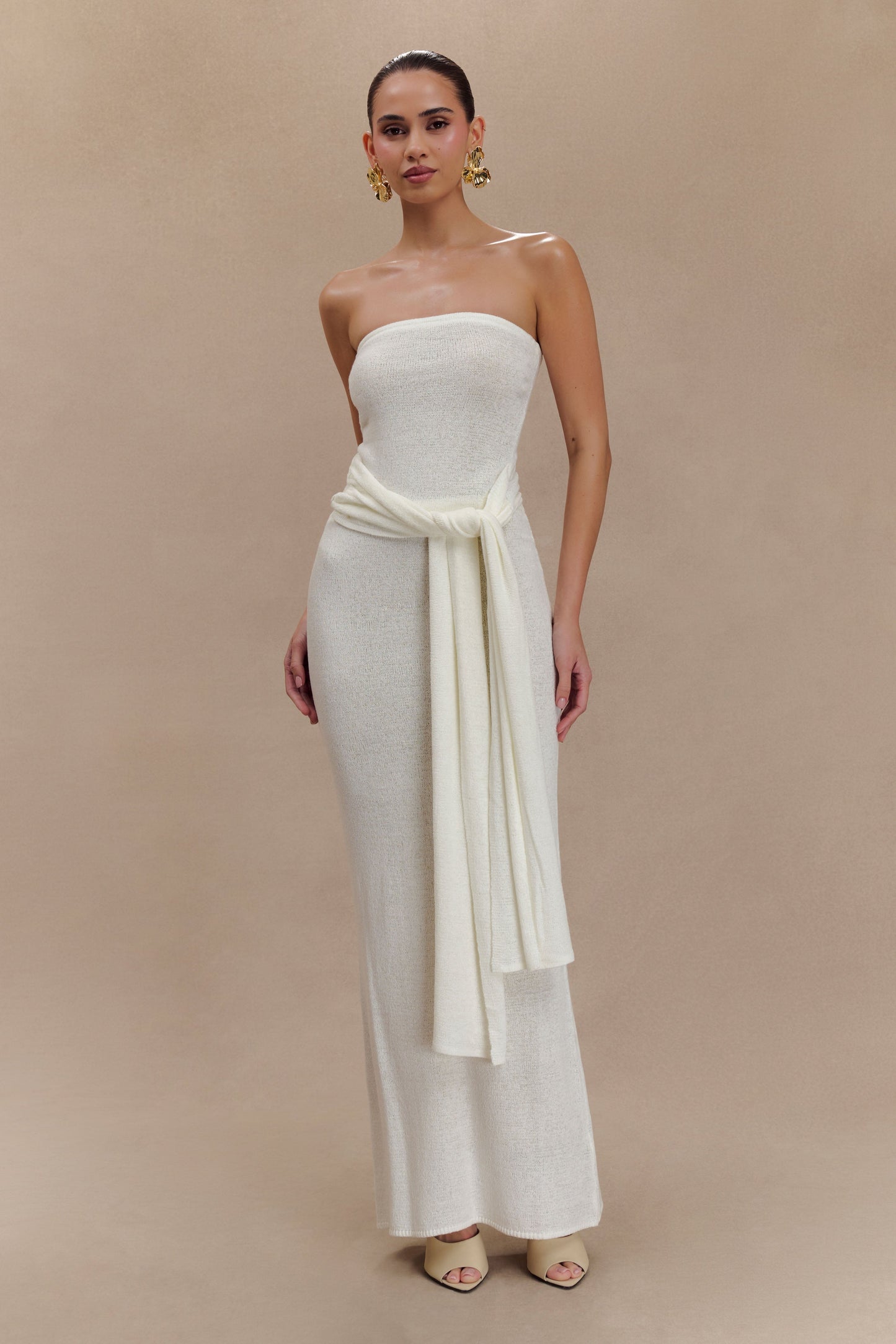 Jupe Maxi Tricot Phoebe - Ivoire