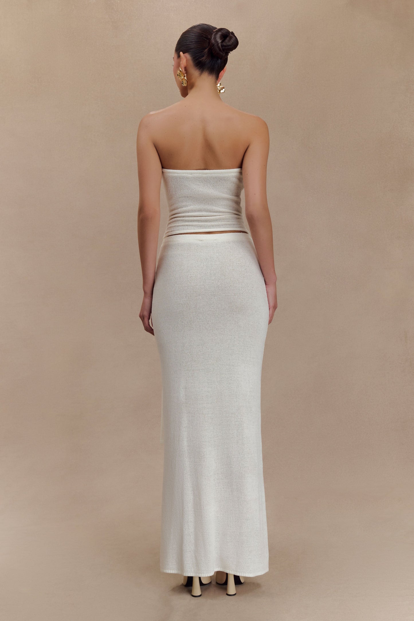 Jupe Maxi Tricot Phoebe - Ivoire