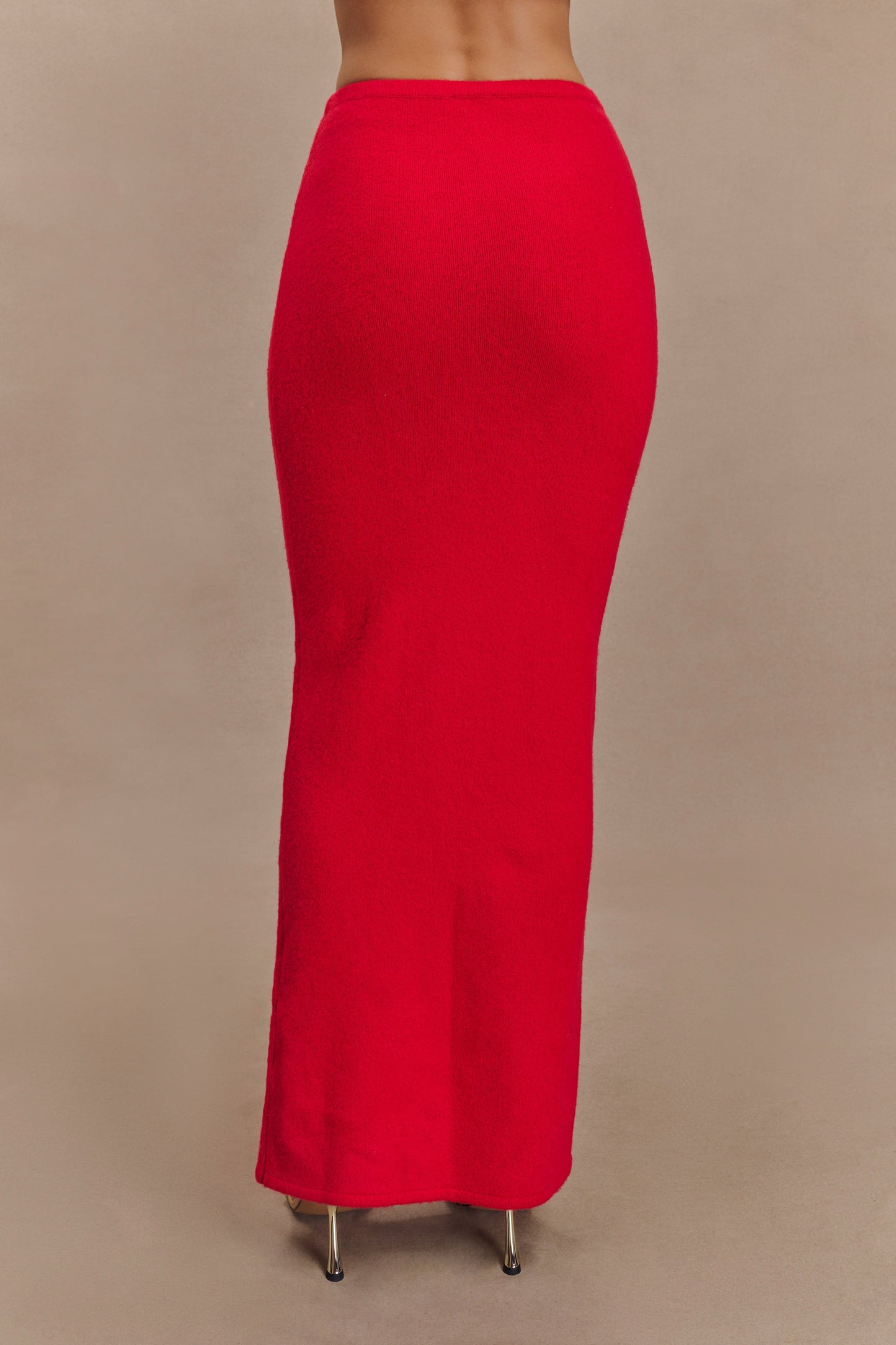 Jupe Maxi Tricot Elise - Rouge