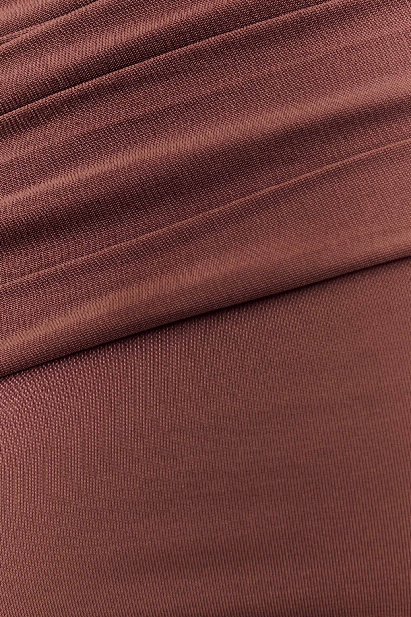 Robe Maxi Épaules Découvertes et Étroite Cassandra - Chocolat