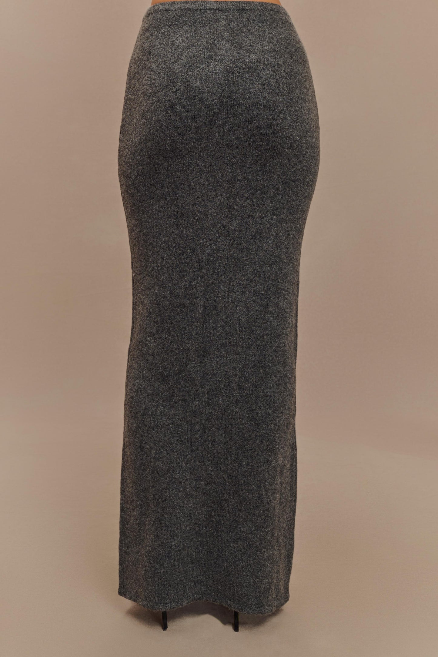 Jupe Maxi Tricot Elise - Gris Anthracite