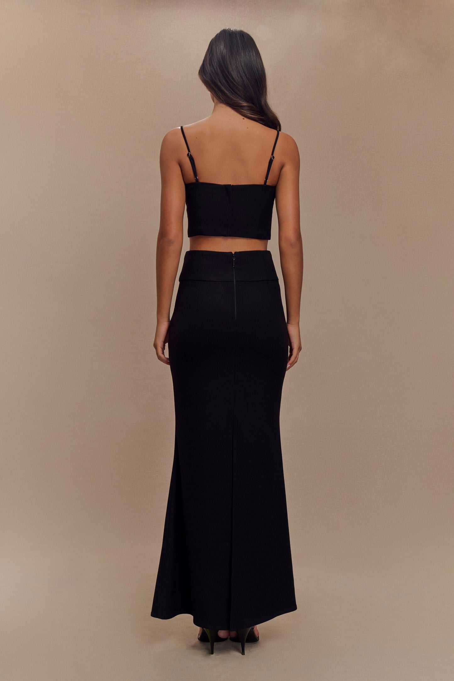 Crop Top de Costume Grace - Noir