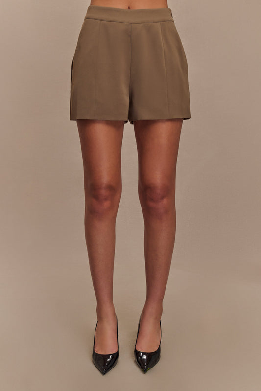 Short de costume Korrie - Brun cacao