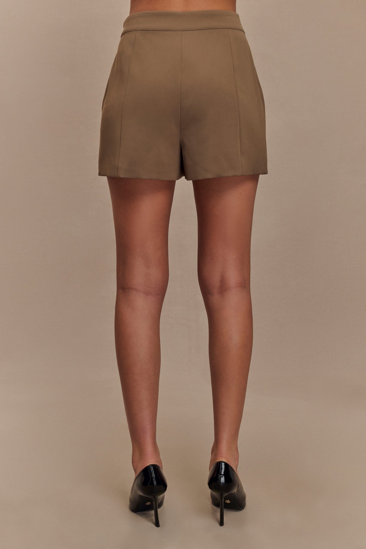 Short de costume Korrie - Brun cacao