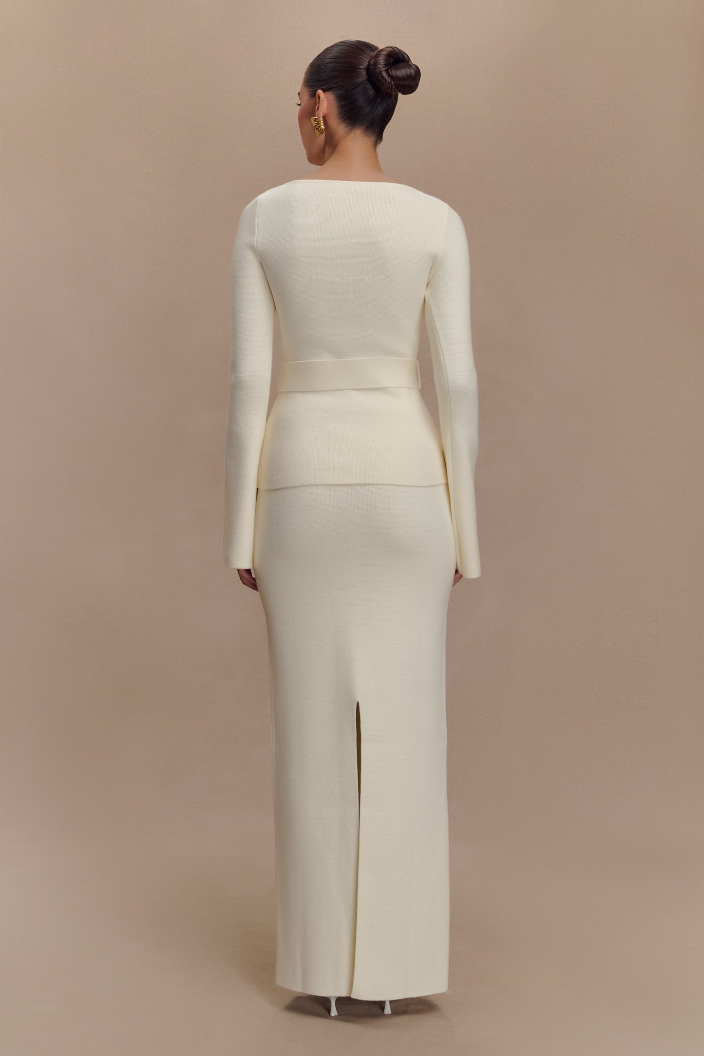 Jupe Maxi Tricot Kyle - Ivoire